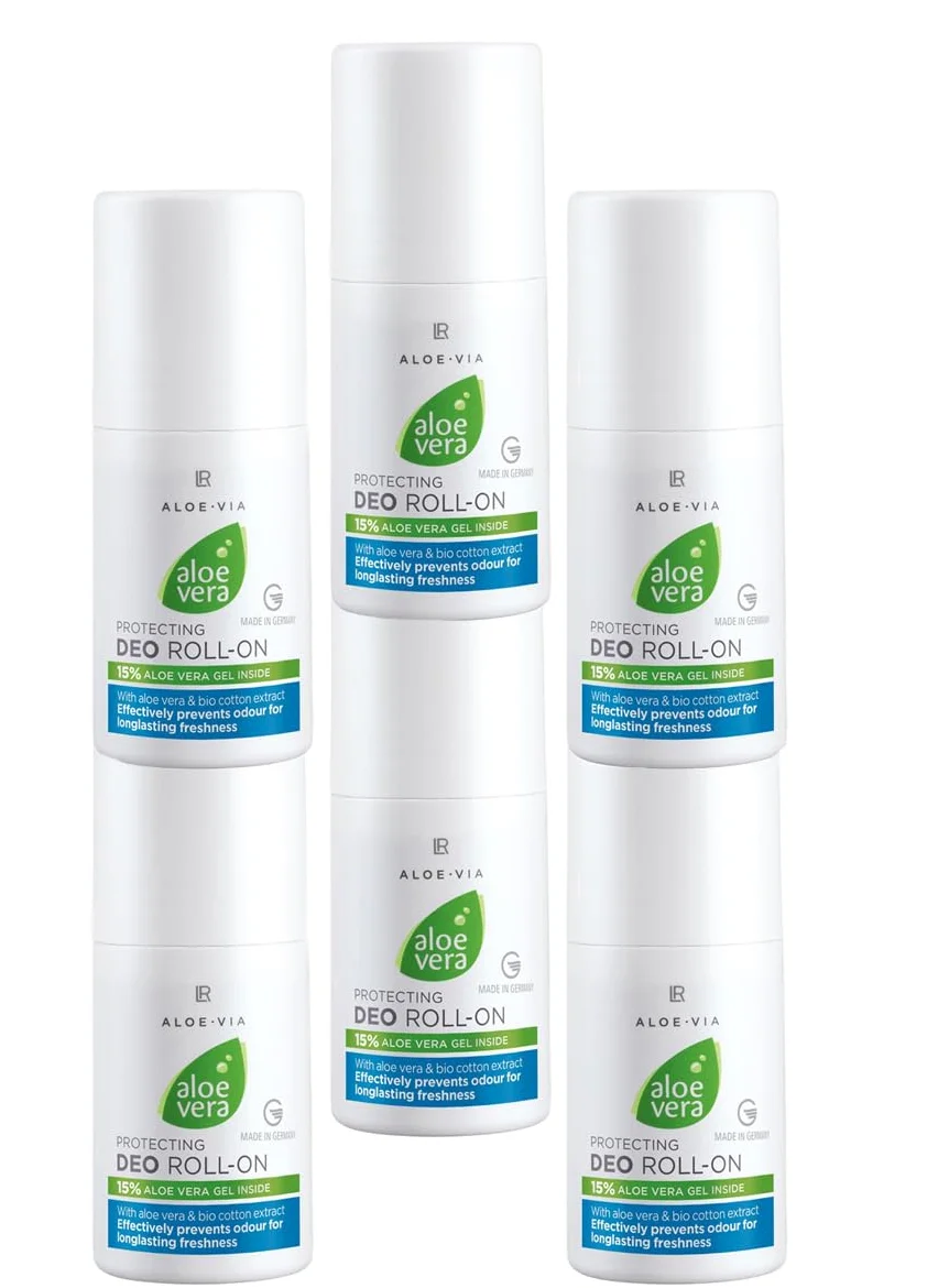LR Aloe VIA Aloe Vera Deodorante Roll-on 6 x 50 ml