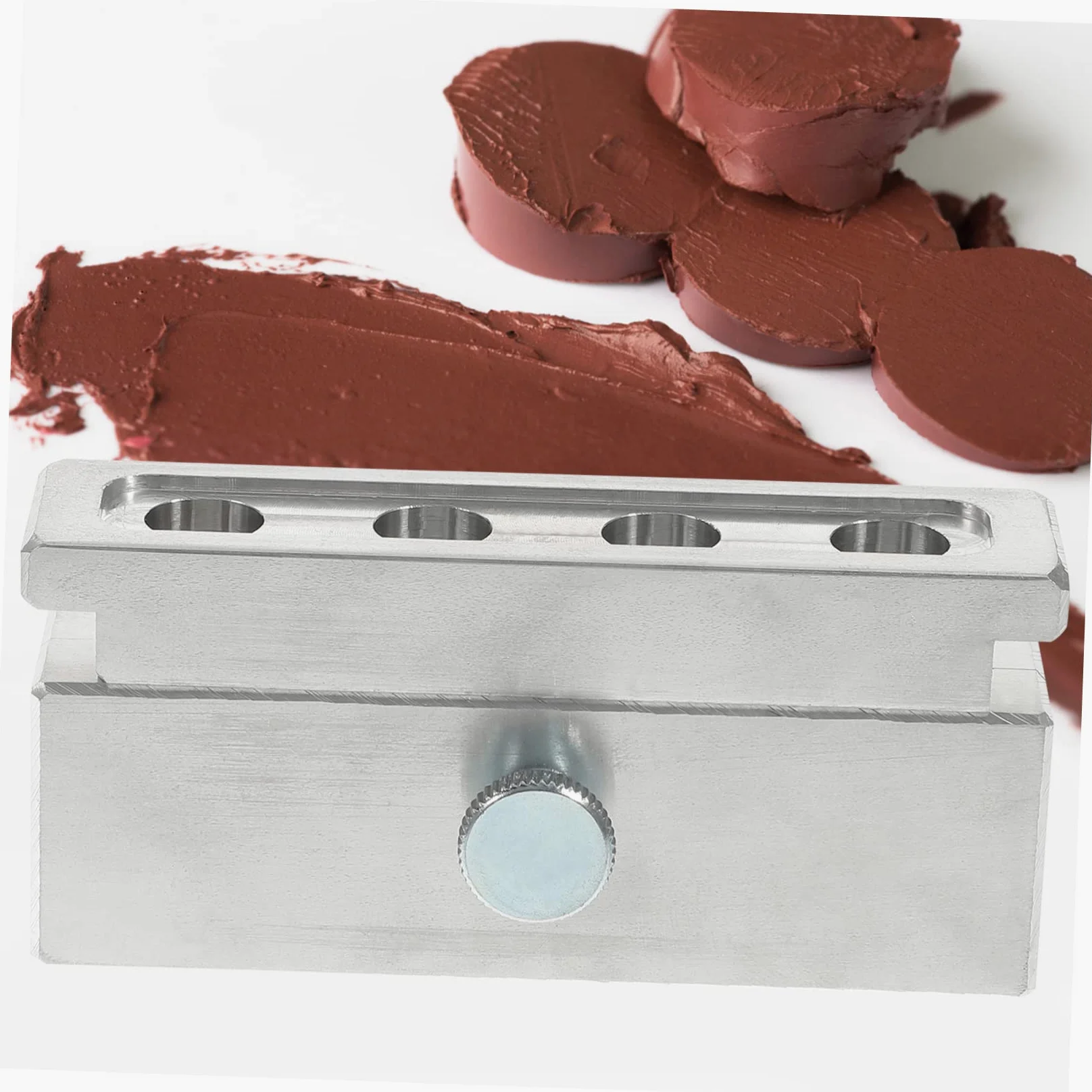 Angoily Kit Per Rossetto 4 in Alluminio Per Rossetto Per Lucidalabbra