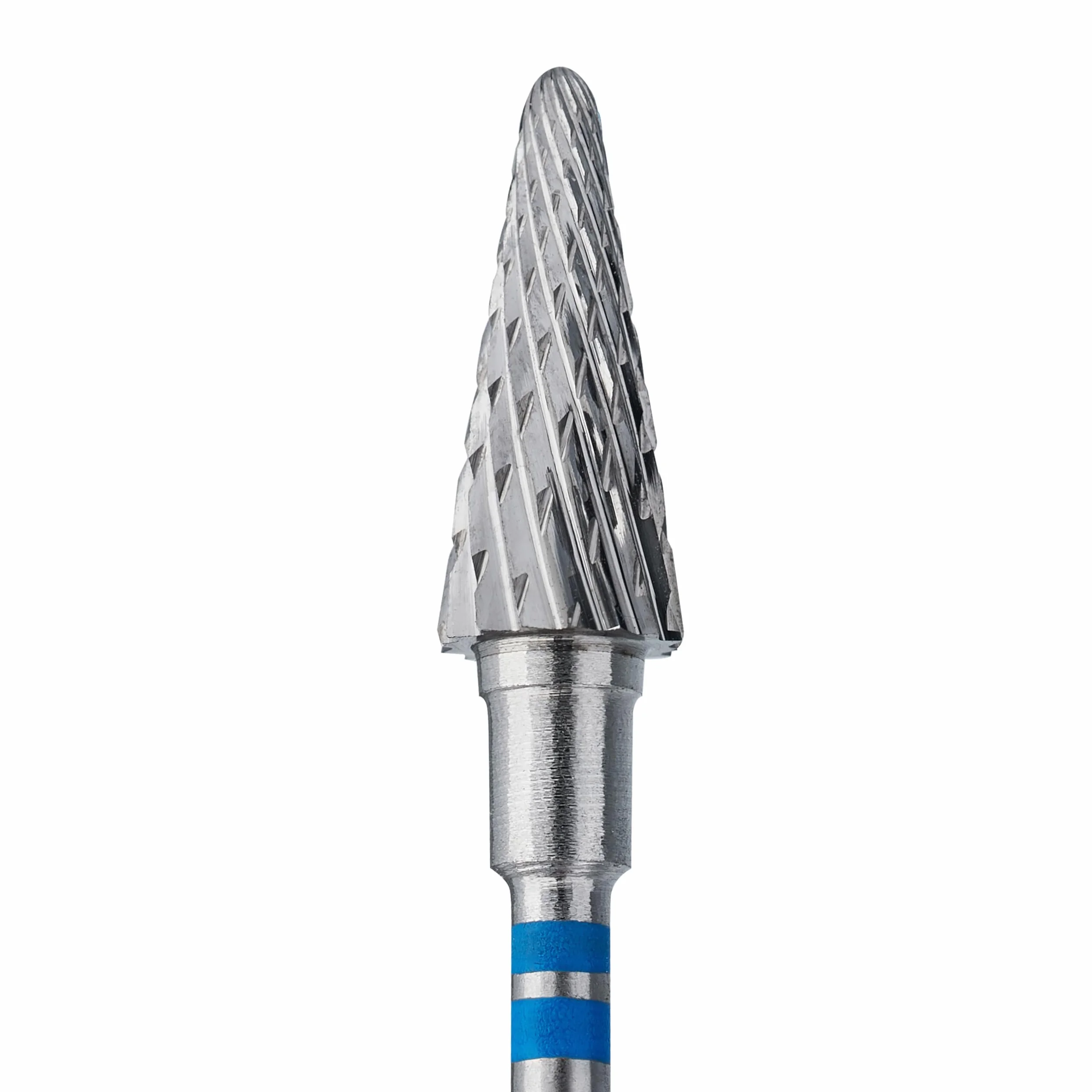 STALEKS PRO fresa per mancini carburo di tungsteno tornio unghie 6 x 14 mm cono triangolare grano medio