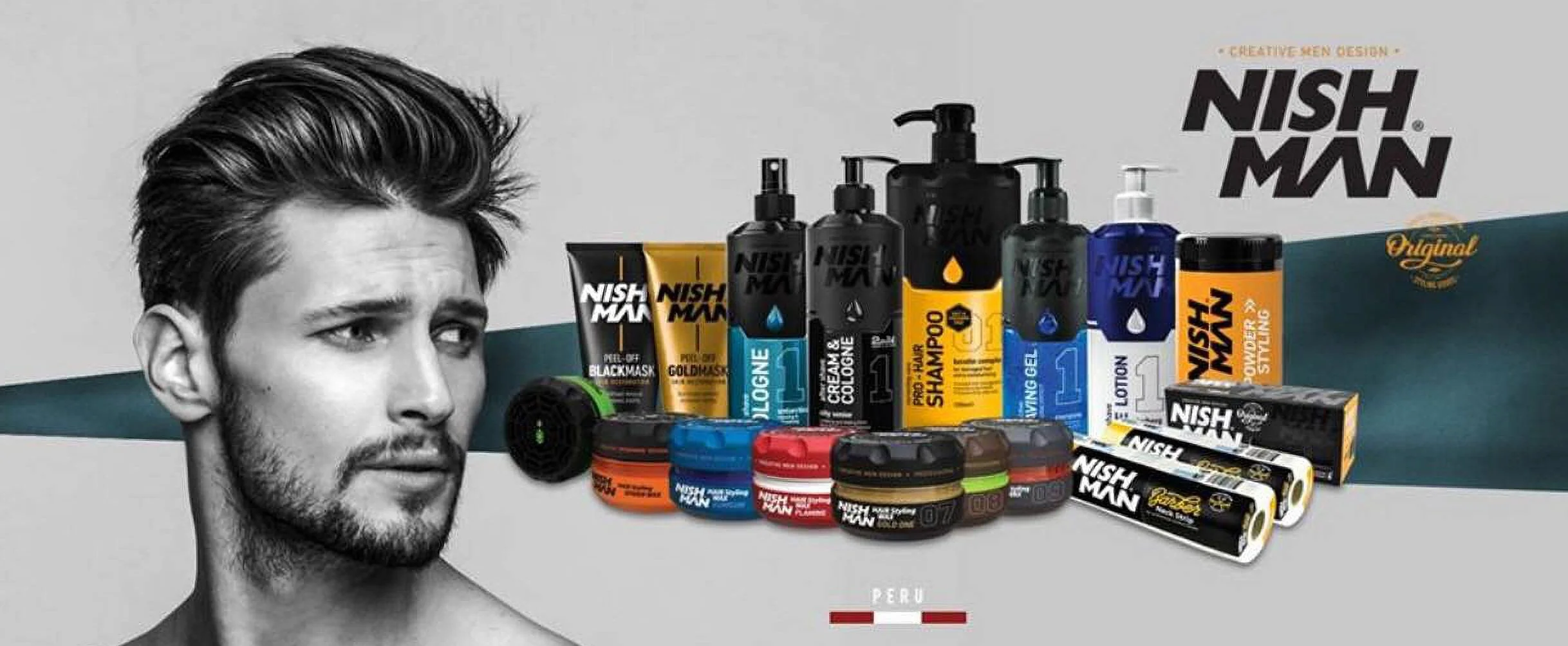 NISHMAN Barber Shave Talk Polvere 180g - Polvere da Barba per Barbieri e Parrucchieri - Esperienza di Rasatura Perfetta, Pre-Barba Confortevole & Risultati Lisci