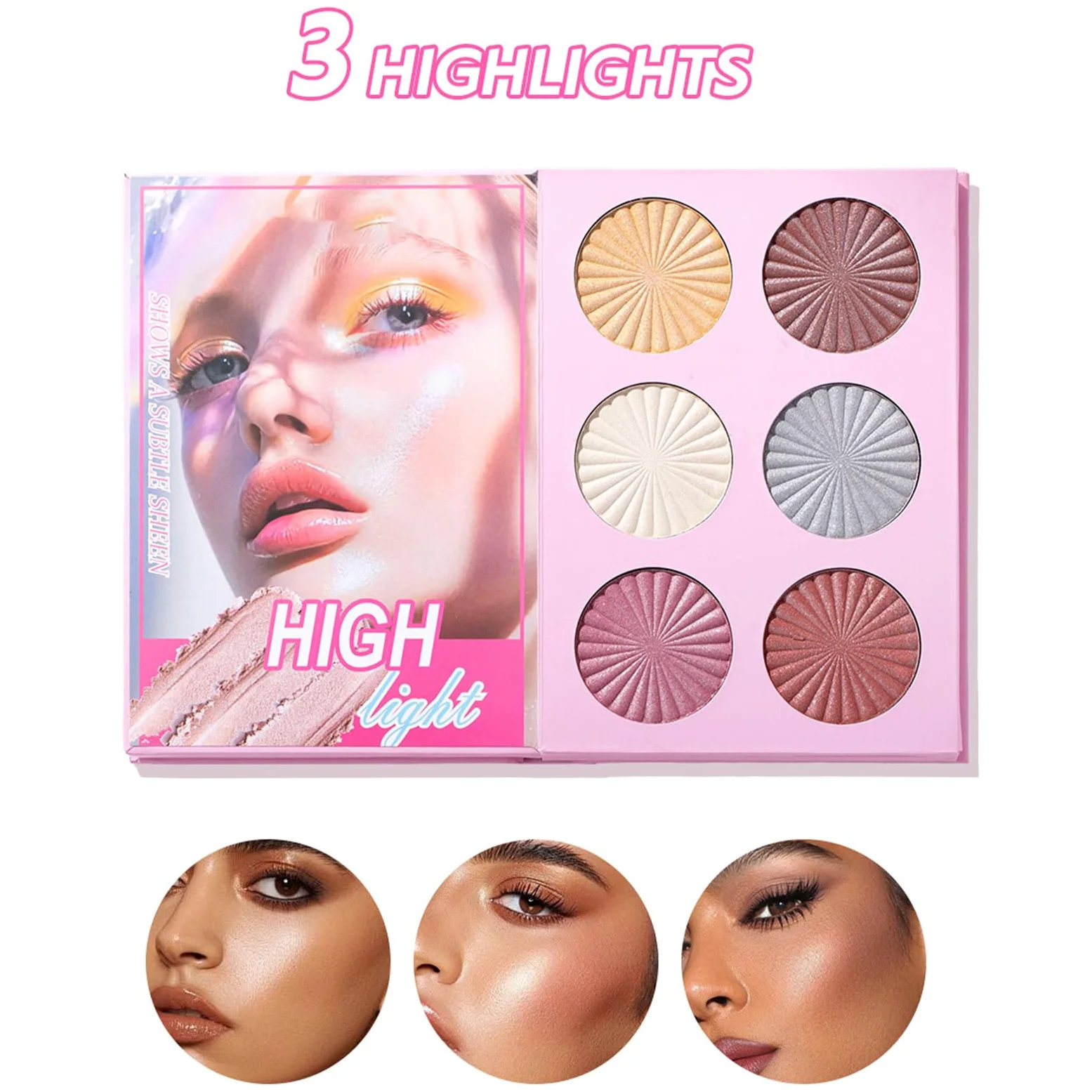 Trucco per Donne 43 Colori per Contorno e Bellezza | Palette Viso Completo per Donna per Matrimonio Festa Appuntamento Scatto Fotografico Natale Compleanno Viaggio Quotidiano
