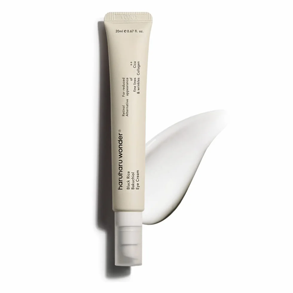 Haruharu Wonder Black Rice Bakuchiol Eye Cream 20ml | Cura delle rughe, alternativa al retinolo naturale | Cruelty Free