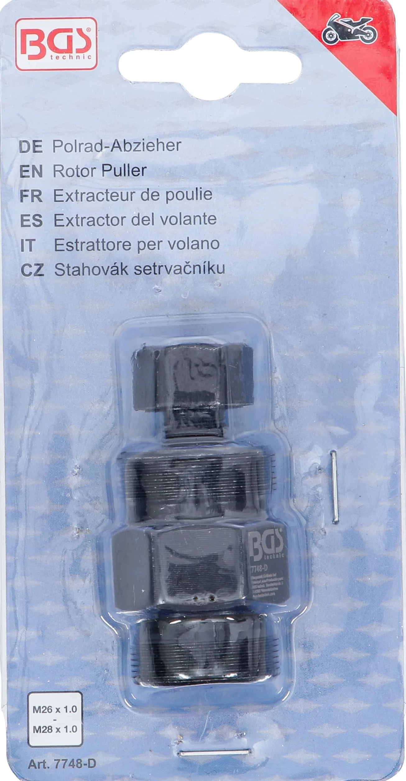 BGS 7748-D Estrattore per volano M26 x 1,0 M28 x 1,0 mm