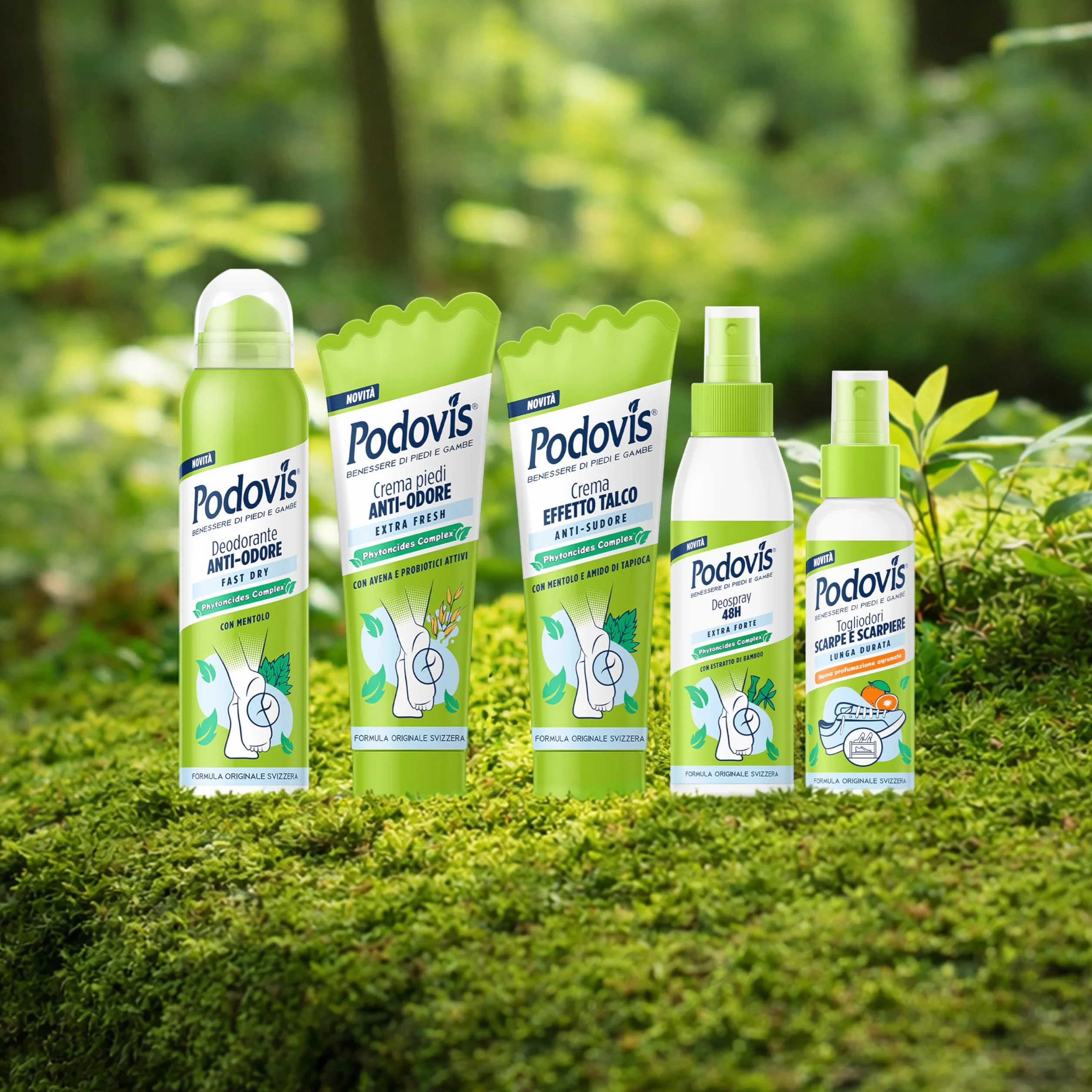 Deocrema Extra Fresh Crema per i Piedi Effetto Rinfrescante Idratante Regola Sudorazione Piede Antibatterico Senza Parabeni e Siliconi 100 ml