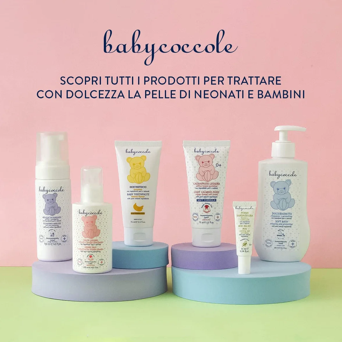 Babycoccole DOLCE LATTE DOPOSOLE Bambini Idratante Rinfrescante 200ml