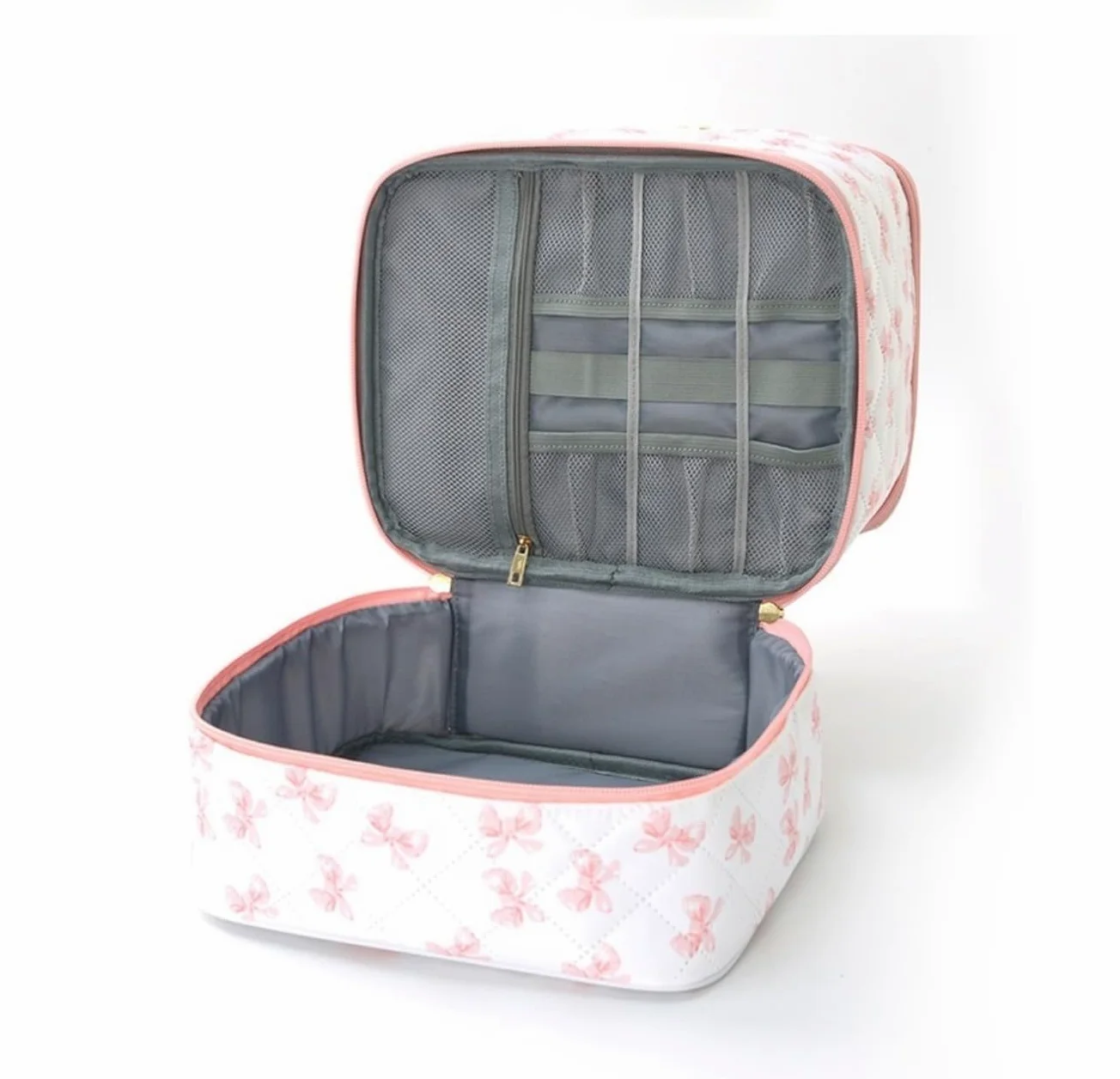 Porta Smalti Valigetta Unghie Organizer For Smalto For Unghie, Borsa For A Doppio Strato Con Manico Borsa Viaggio