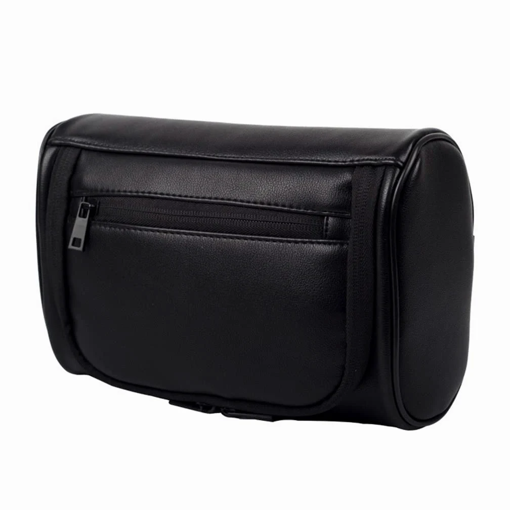 Borsa Da Trucco Da Viaggio In Pelle PU Borsa Da Toilette Da Uomo Piccola Borsa Da Trucco Con Cerniera Piccola