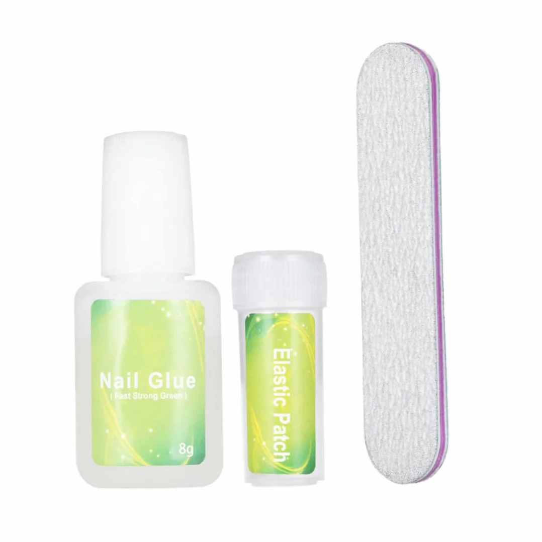 Kit di correzione della patch di unghie dei piedi incarniti elastico patch per chiodi con glu -correzione della file unghie