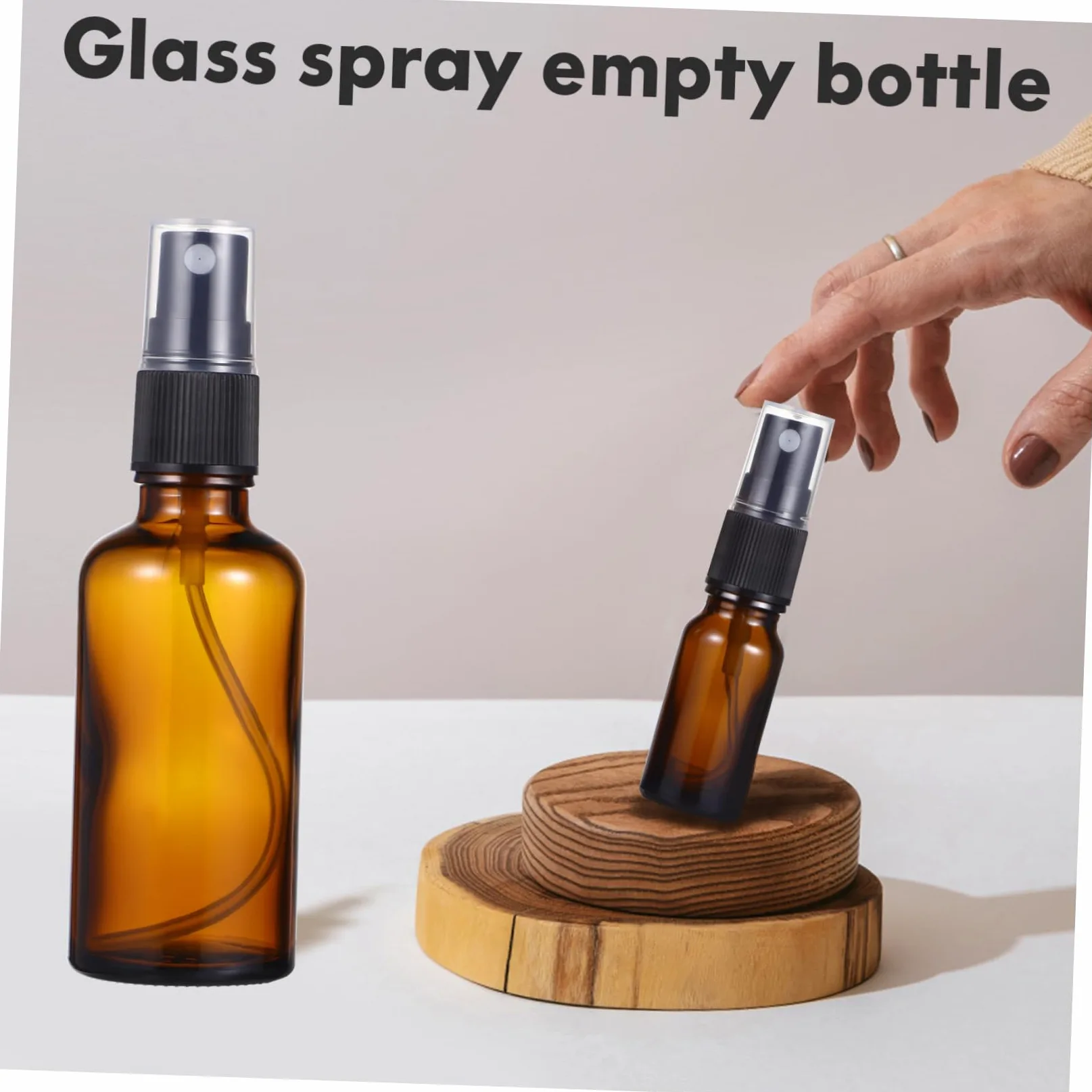 Gatuida 10pezzi Spray in Vetro Vuoti Riutilizzabili e Ricaricabili Spray Per Essenziali e Cosmetici Viaggio