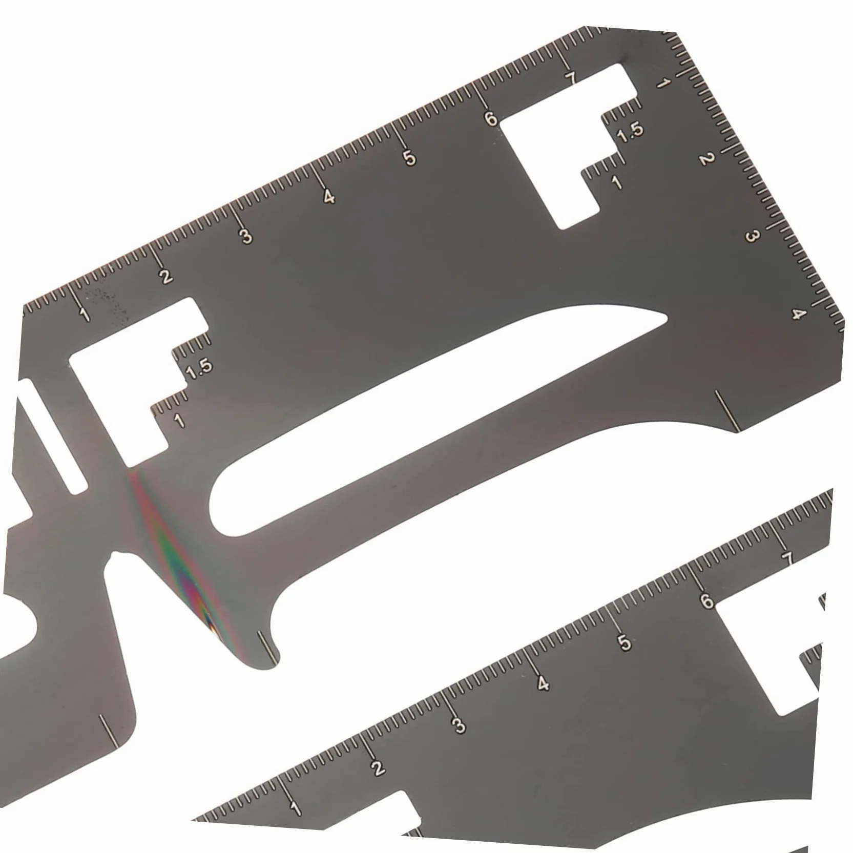 DOITOOL 6pezzi Ruler Per Sopracciglia Inossidabile Per Sopracciglia Strumento Makeup Per e Ragazze Stencil Per Design