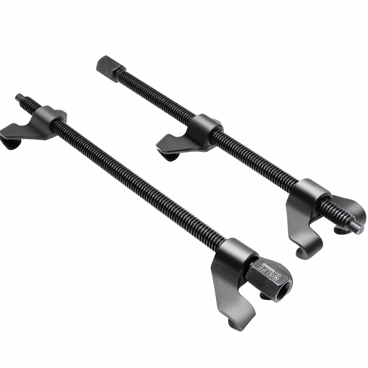 CCLIFE 2 Pezzi Compressore Molla Ammortizzatori per Auto Strumenti Estrattore Molle 370mm