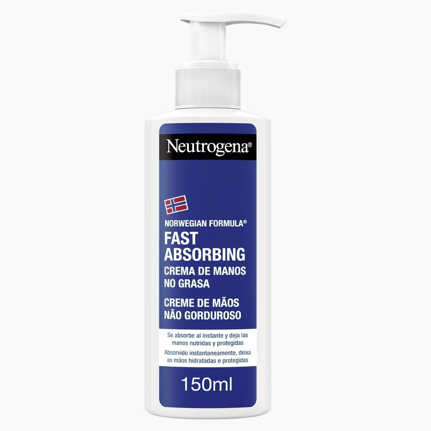 Neutrogena Formula Norvegese Crema Mani Assorbimento Rapido, 150 ml