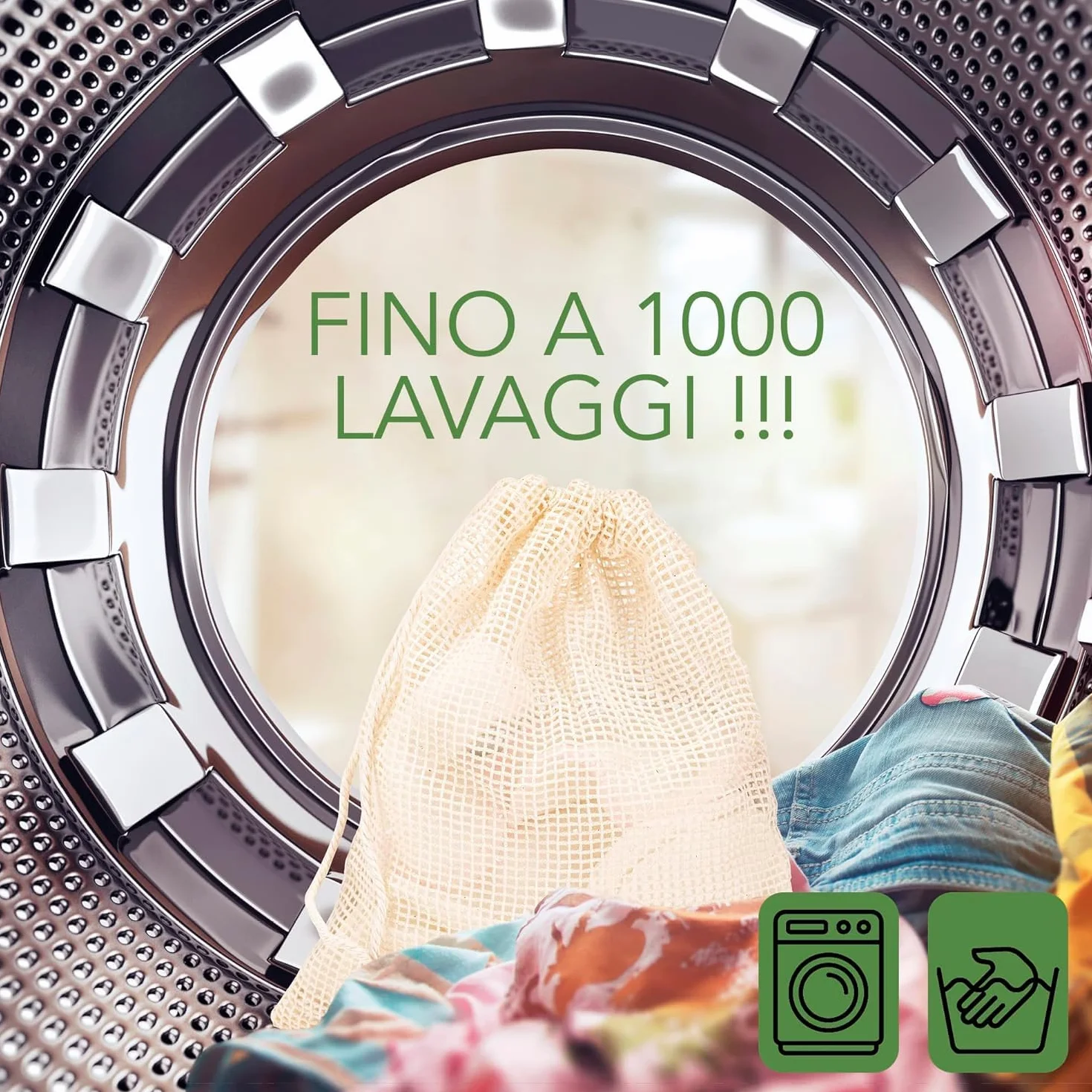 24 Dischetti Struccanti Lavabili in bambù Riutilizzabili - Cotone di Alta Qualità in Bamboo, Panno - Pad Struccante Pulizia Viso Occhi Collo Labbra - Sacchetto per il Lavaggio, fino a 100 Lavaggi