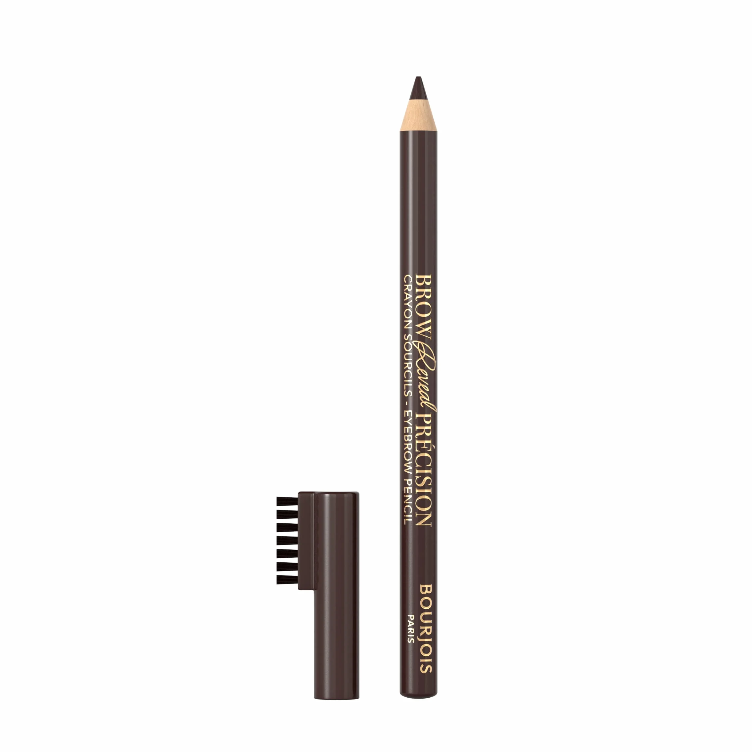 Bourjois Sourcil Précision Matita per Sopracciglia con Pettinino Incorporato, per Sopracciglia Ultra Definite, 04 Dark Brunette