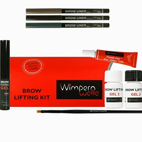 WIMPERNWELLE KIT COMPLETO LAMINAZIONE SOPRACCIGLIA BROW LIFTING COMPLETE KIT
