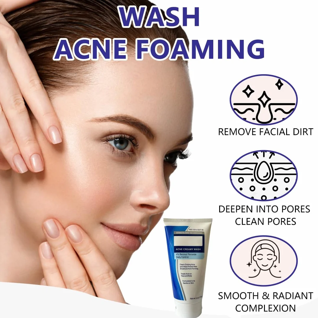 Schiuma Detergente per Pelle Impura：Detersione profonda per rimuovere trucco e impurità. Aiuta a liberare i pori e a purificare la pelle.