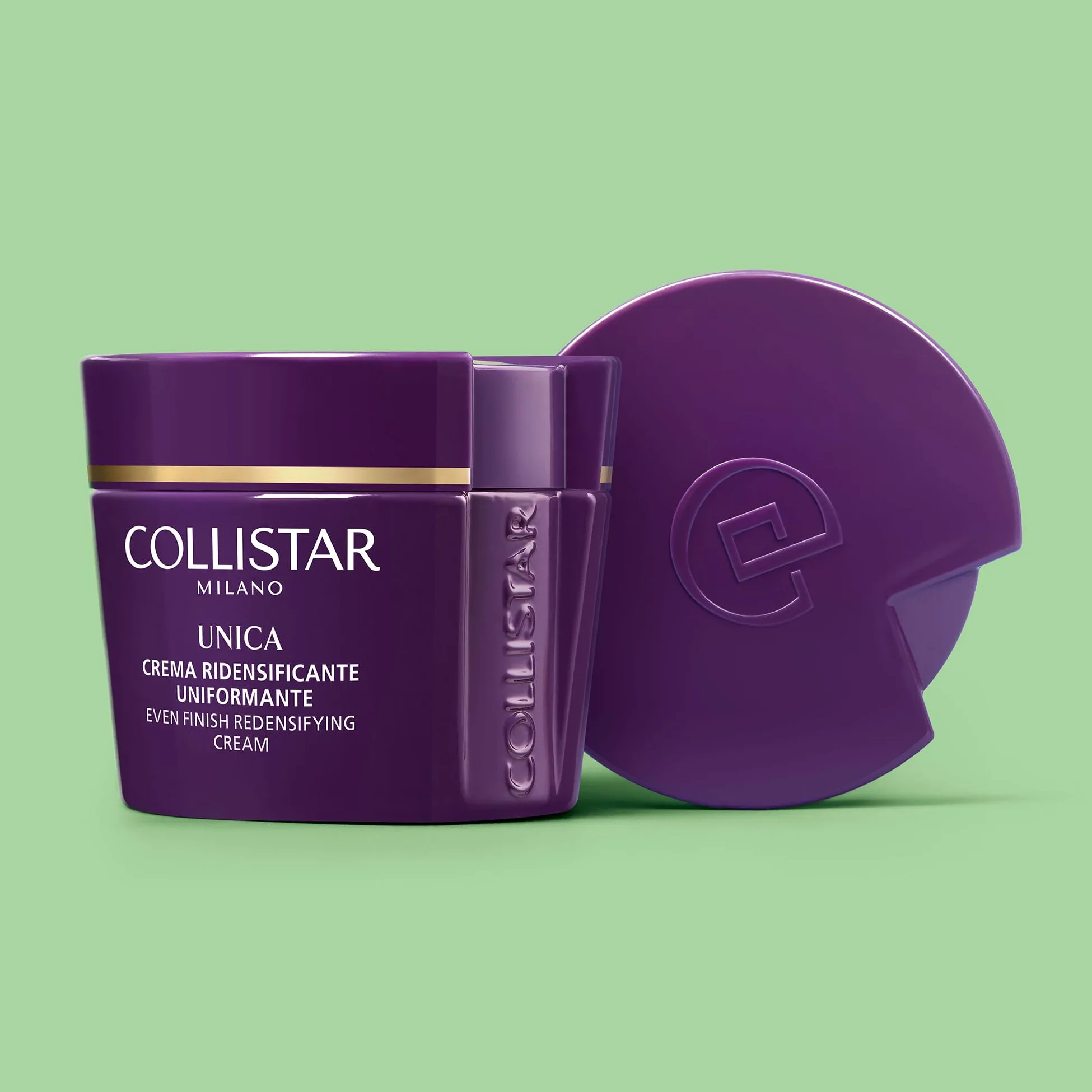 Collistar Unica Crema Viso Uniformante, Rende la Pelle Luminosa e Uniformata, Texture Ricca e Vellutata, Stimola la Produzione di Collagene, Senza Siliconi, 50 ml