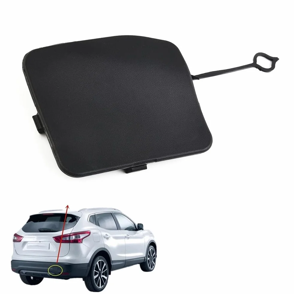 Copertura per occhiello di traino posteriore Nissan Qashqai J11 2014-2017 plastica ABS montaggio diretto