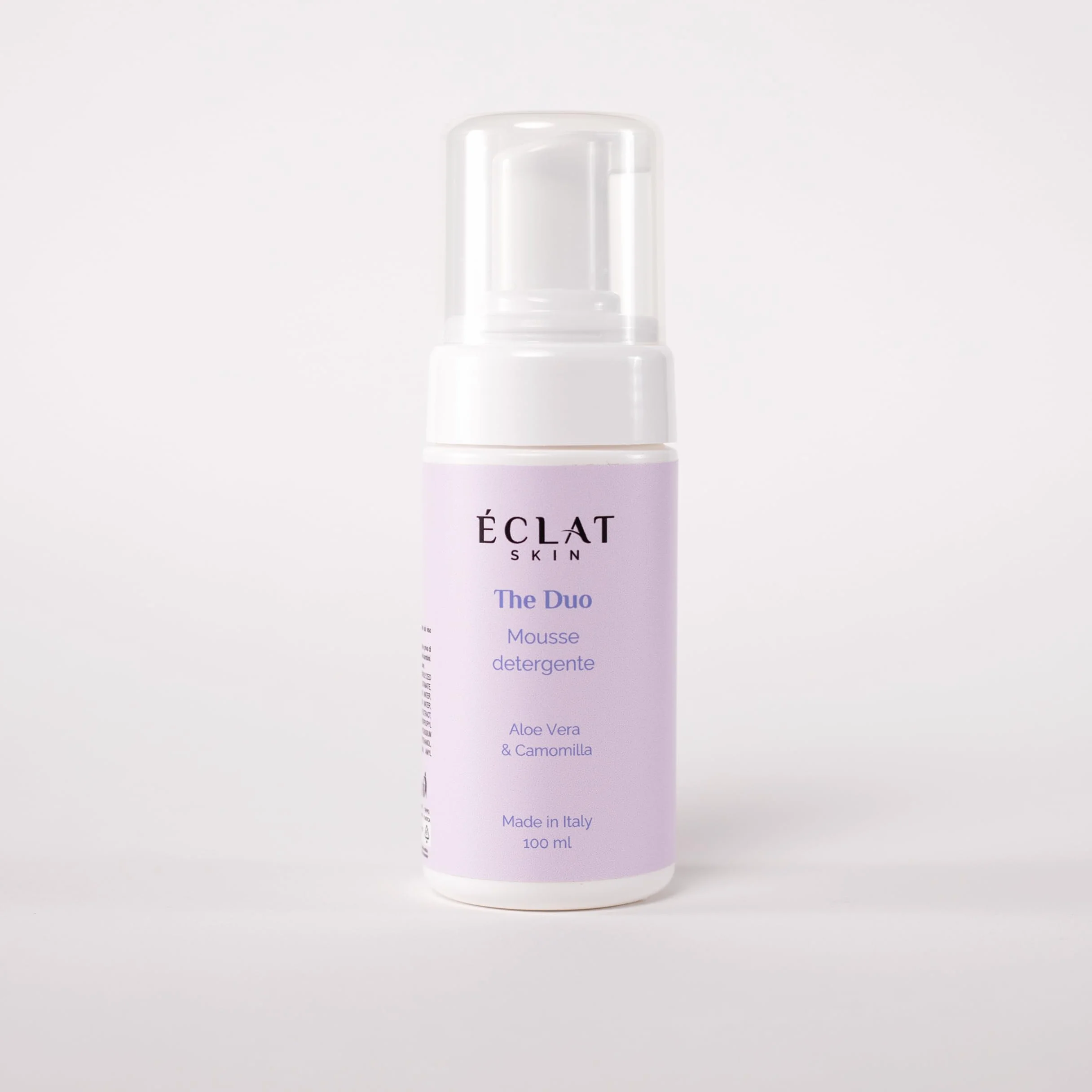 Mousse Detergente, Pulizia del Viso Delicata ed Efficace, Doppia Detersione, Struccante, Anti impurità e punti neri, 100ML