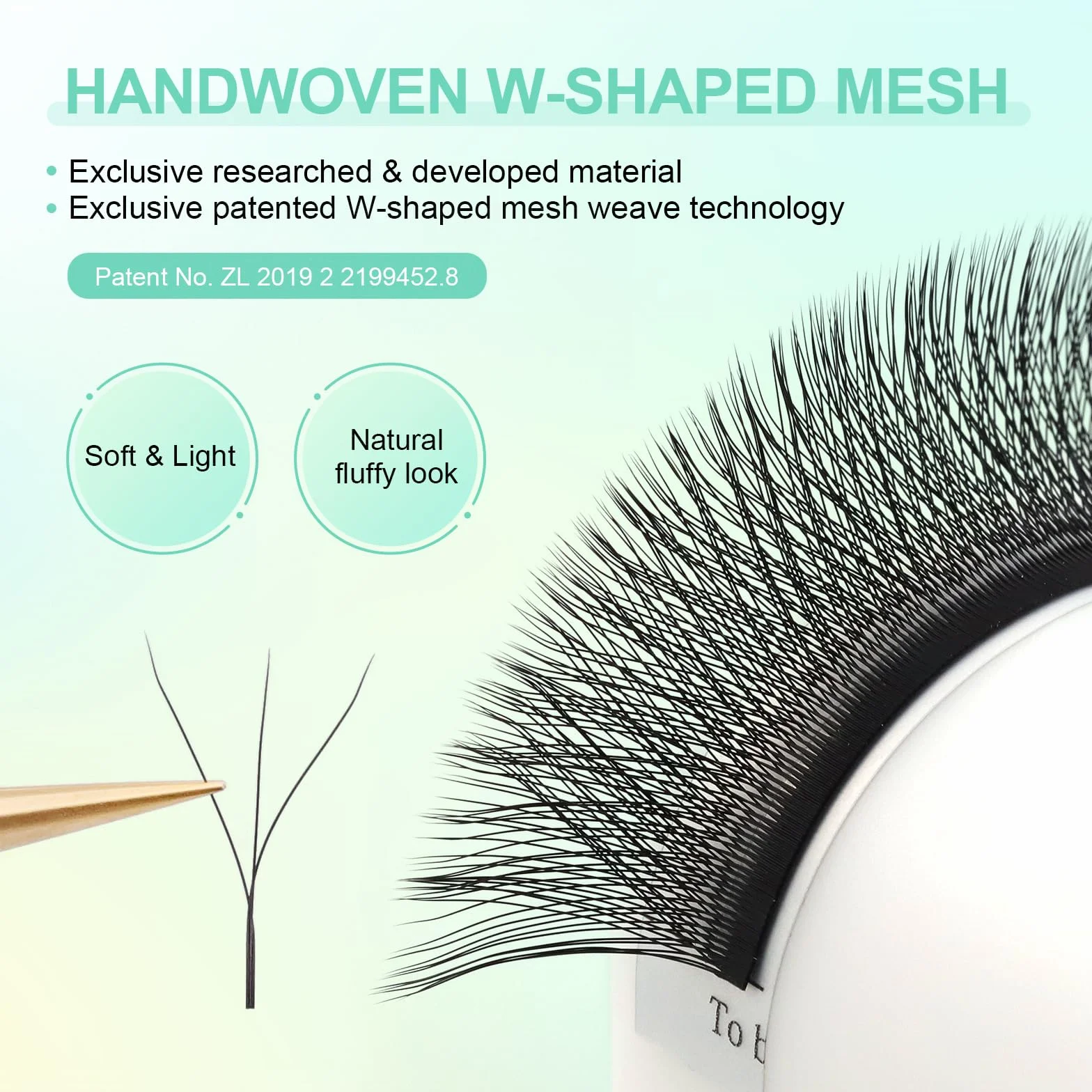 NAGARAKU 3D Extension Ciglia W Ciuffetti Premade Fan Eyelash Extension Russian Volume Professional Naturali Nero 0.07mm C 8-12mm
