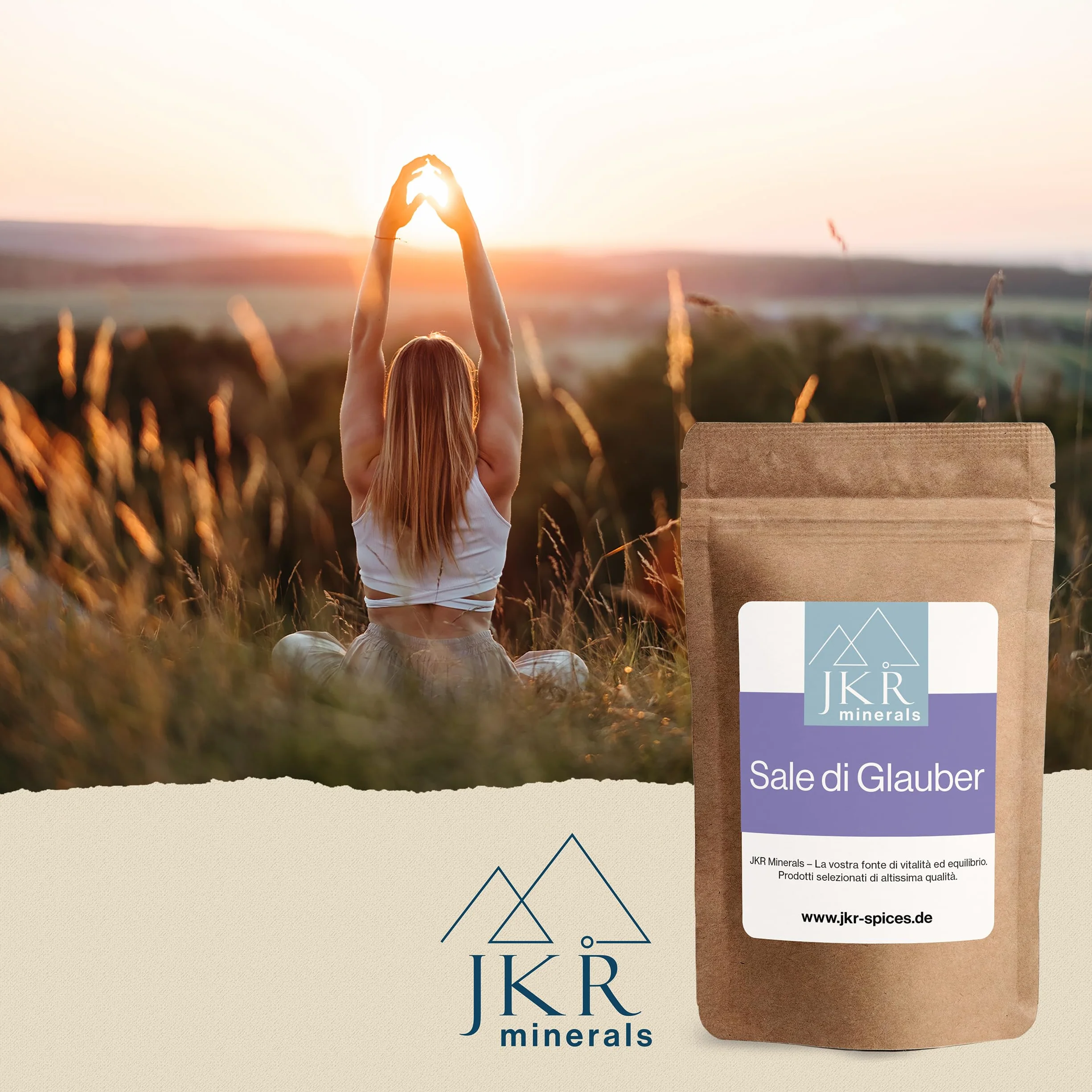 JKR Minerals Sale di Glauber 450g | Sale Glauber per uso alimentare | Solfato di sodio per uso alimentare | Na2SO4 in sacchetto richiudibile a emissioni zero di CO²