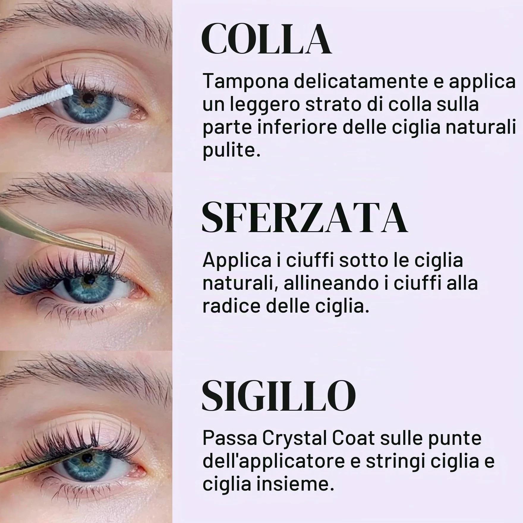 Lilac St. Lilac Pro Colla per ciglia appositamente formulata per l'applicazione delle ciglia, per l'uso con tutti gli stili di ciglia viola