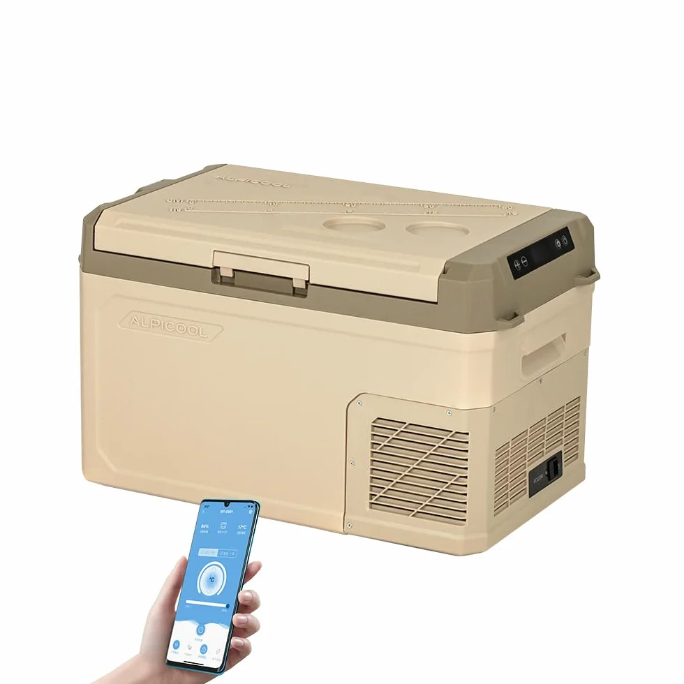 Alpicool GE30 Frigorifero Portatile 28L Elettrico 12V 24V DC/AC Congelatore per Auto Campeggio -20℃ a 20℃