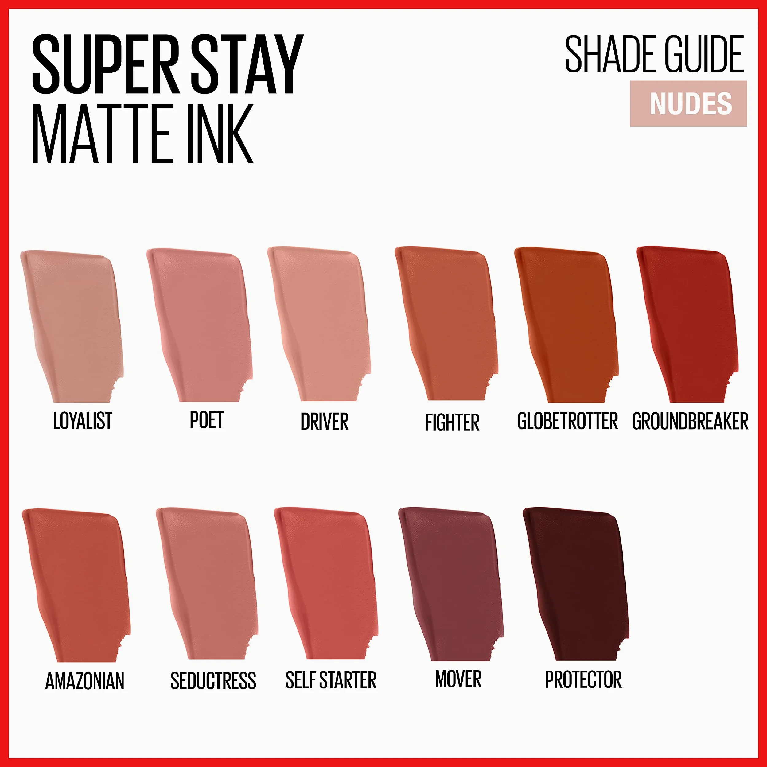 Maybelline Superstay Matte Ink - Rossetto liquido, Protector