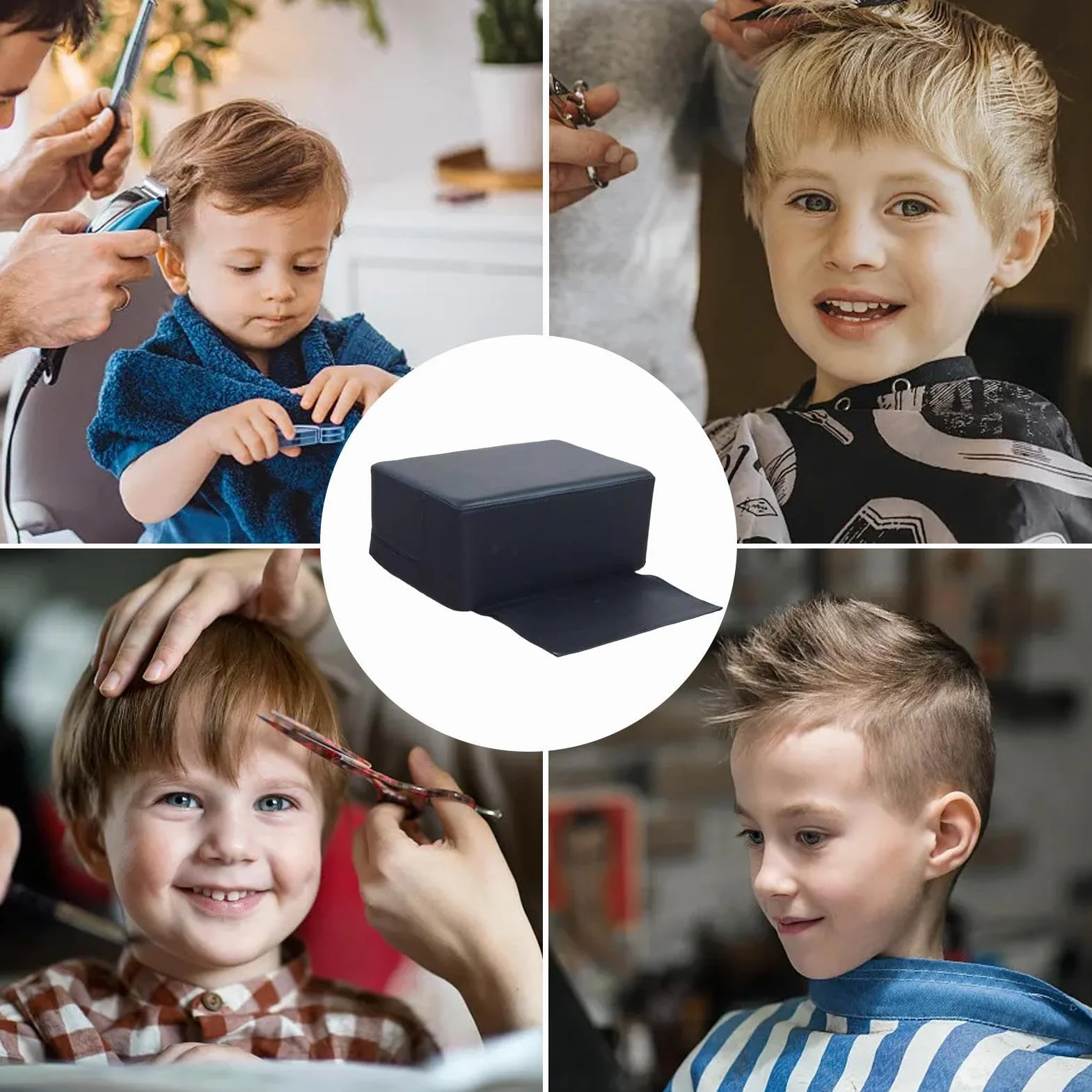 Rialzo Per Tagliare I Capelli | Cuscino Rialzo Sedia Per Bambini Barbiere | Cuscino Da Bambino Per Sedia Barbiere | Poltrona Da Barbiere Per Parrucchieri, Facile Da Pulire