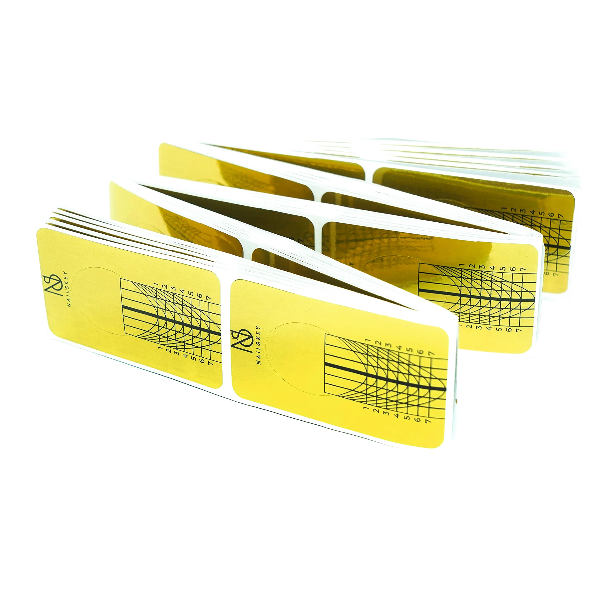 Cartine per Ricostruzione Unghie Gel - 100 Pezzi Cartine Lunghe Autoadesivi per Estendere le Unghie in Acrilico, Gel UV e Poli con Guida per Scolpire le Punte - Nail Art per Casa e Salone