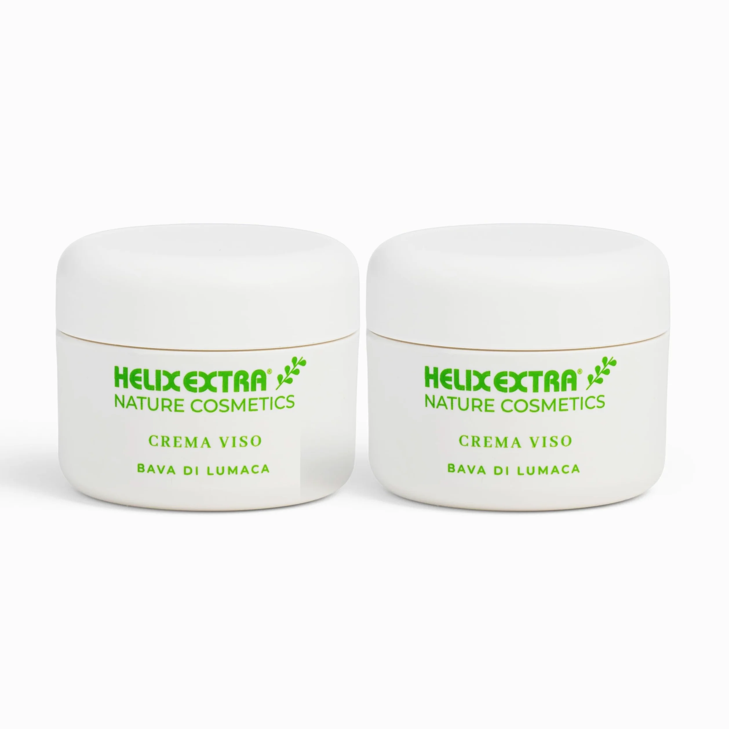 Helix Extra Crema Viso Bava di Lumaca 75% – Antirughe, Antimacchie – Idratante per Pelle Normale, Secca e Matura – Made in Italy 50ml – Confezione Doppia 2 x 50ml