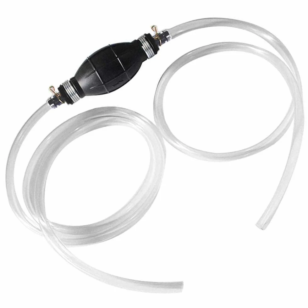 Pompa a mano per benzina, olio, diesel, portatile manuale, tubo 2 m