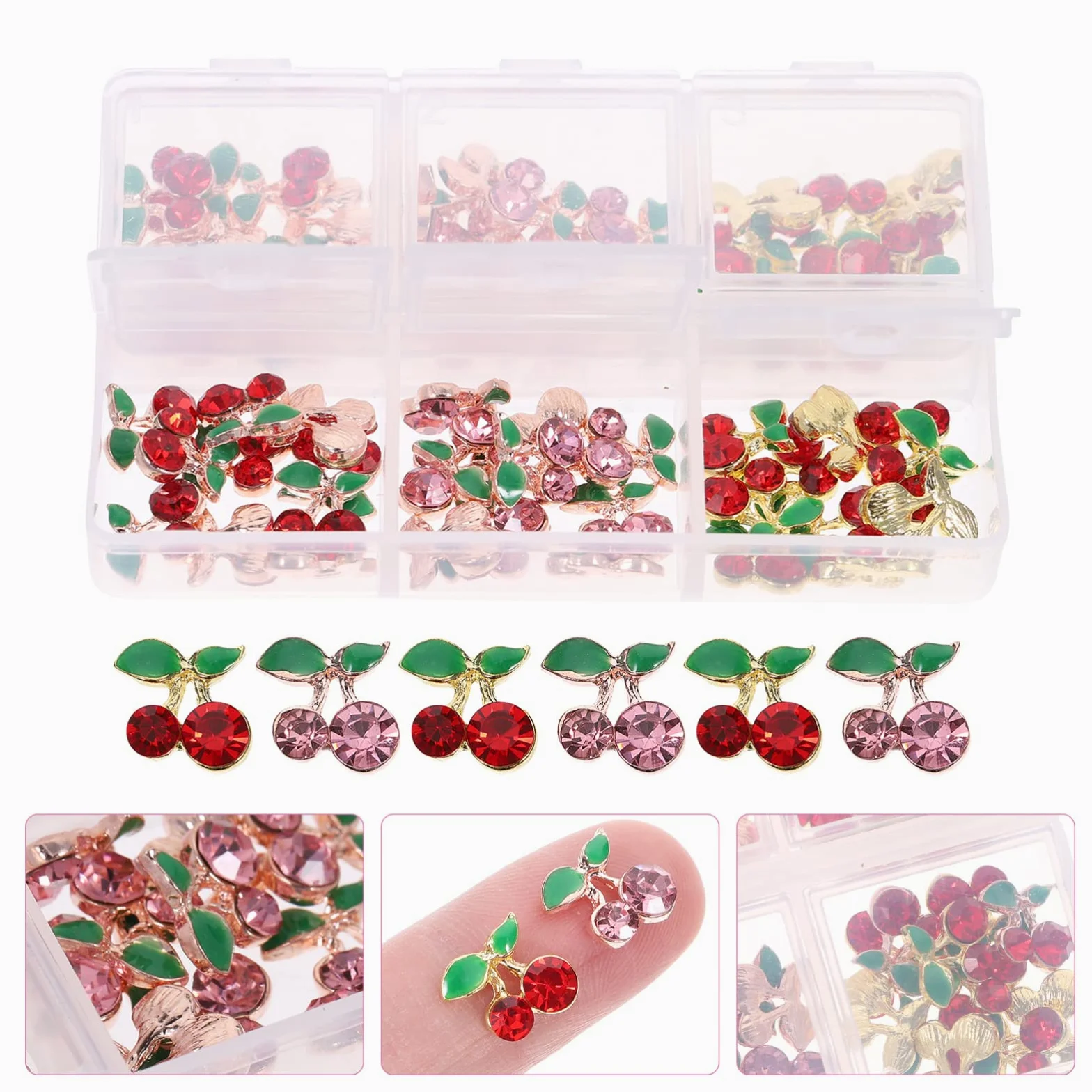 Housoutil 300pezzi Charms Per Unghie Decorazioni Per Nail Art Accessori Per Unghie Per e