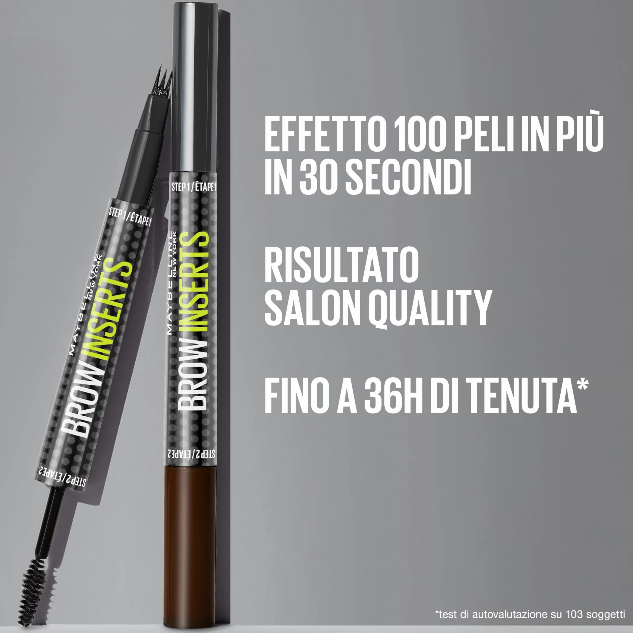 Maybelline New York BROW INSERTS ASH BROWN 4.5