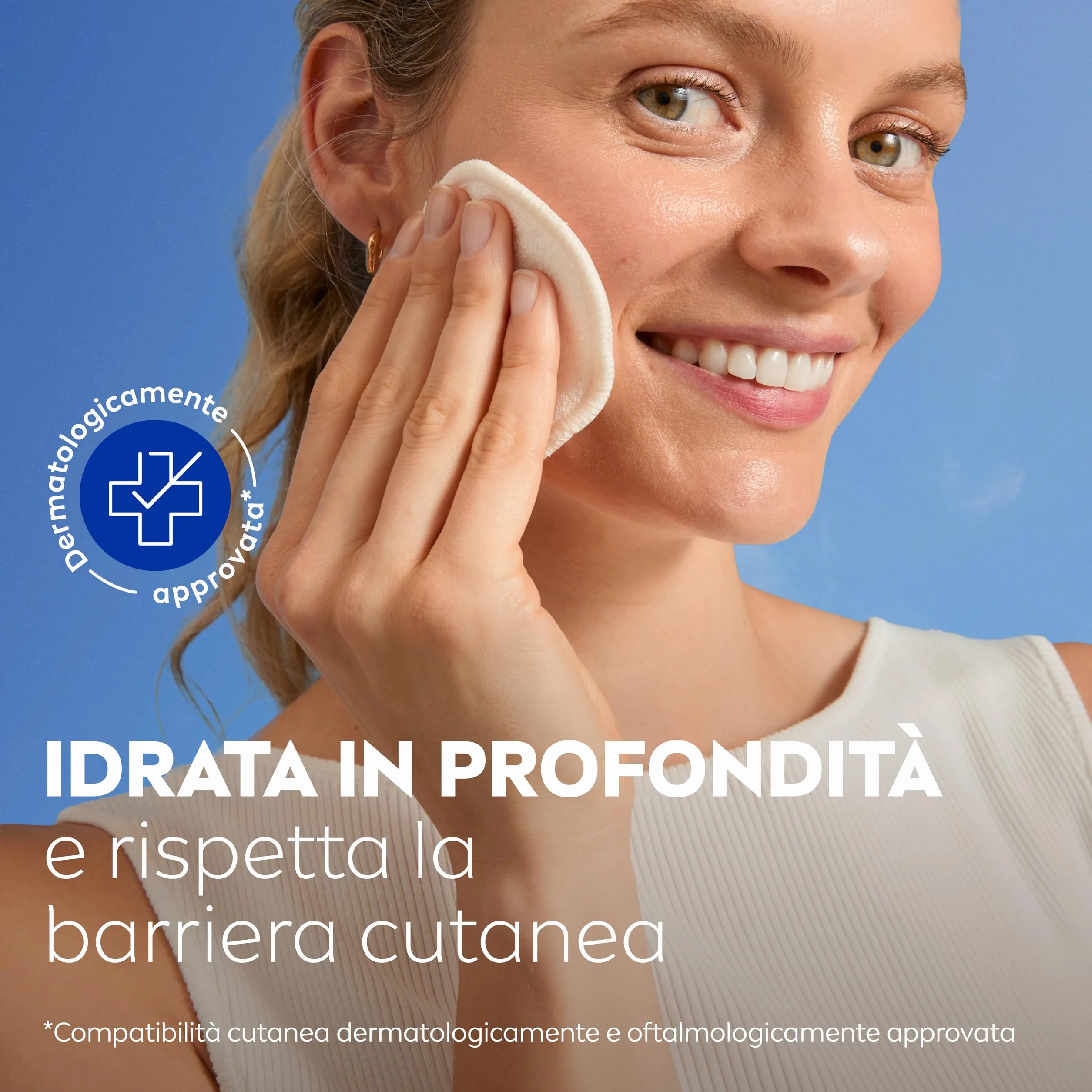NIVEA Latte Detergente Rinfrescante 200 ml Detergente viso idratante e lenitivo Cleanser struccante Aloe Vera Acido Ialuronico