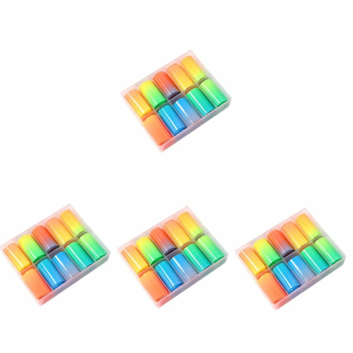 Healeved Adesivi Per Unghie Fluorescenti Decorazioni Nail Art Per Unghie Facili Applicare Manicure e Speciali