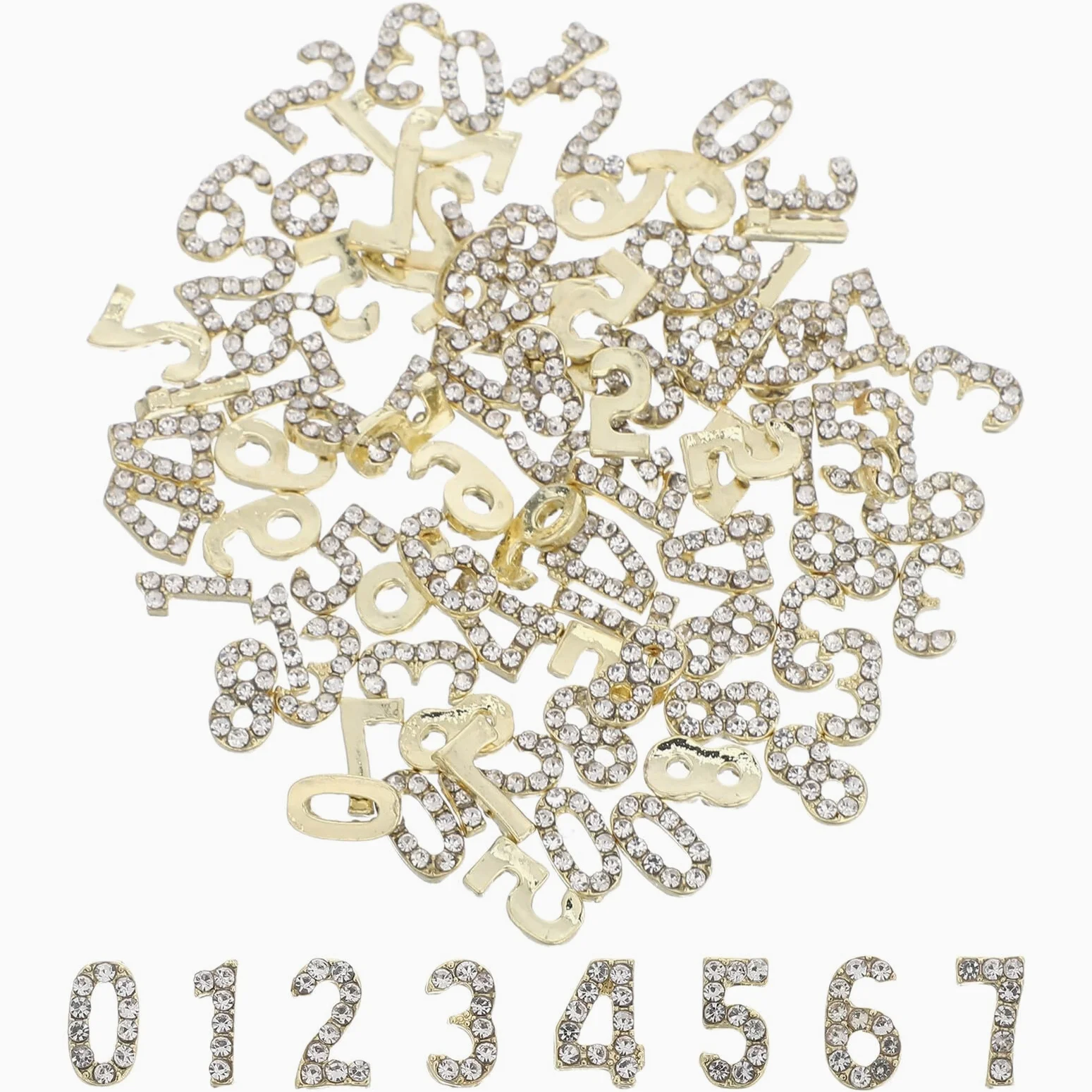 FOMIYES 100 Pezzi Di Per Unghie Gioielli Per Unghie Con Haoshi Nail Art