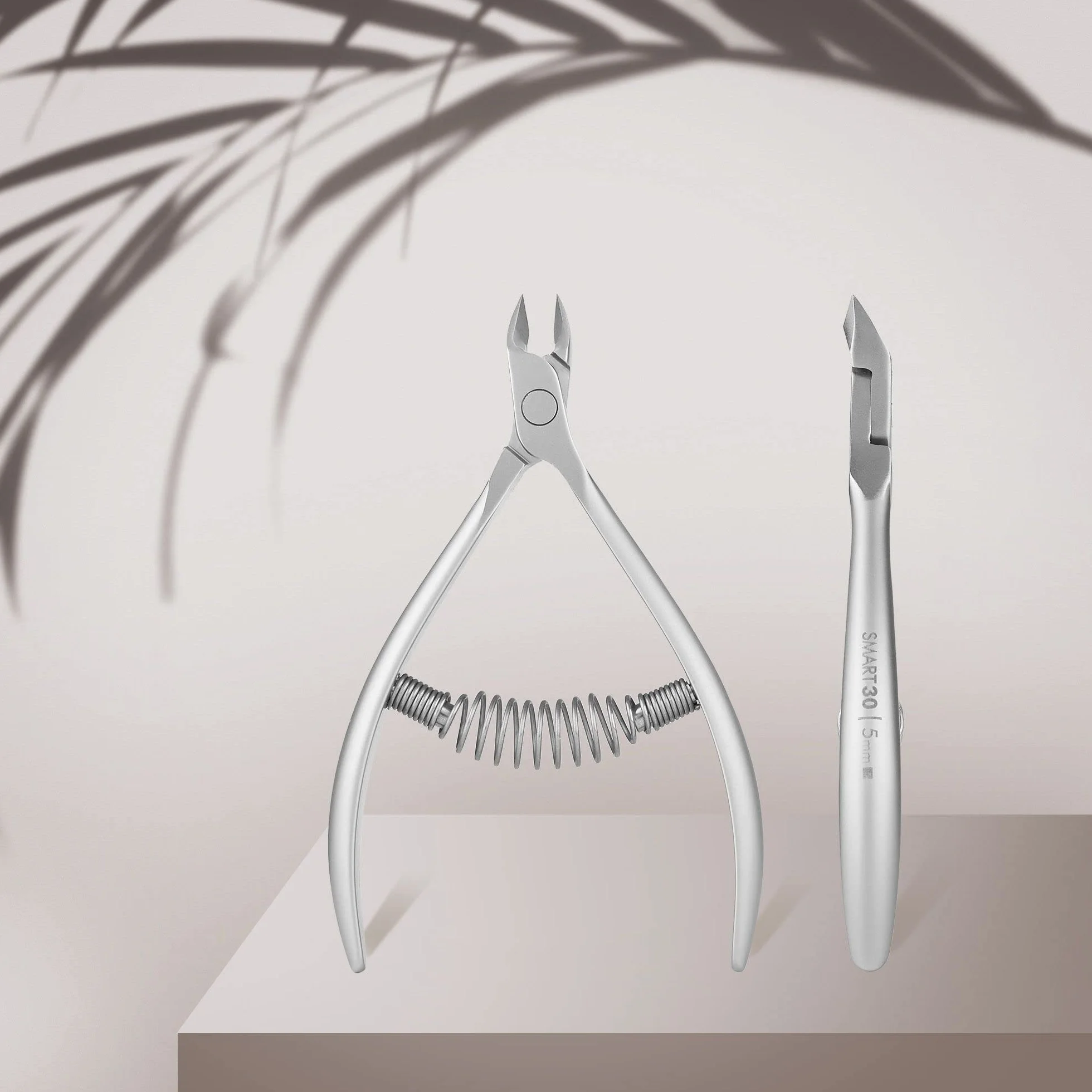 STALEKS PRO by Natury Nails Pinza professionale per cuticole 5 mm. Acciaio inossidabile (Smart 30-5mm)