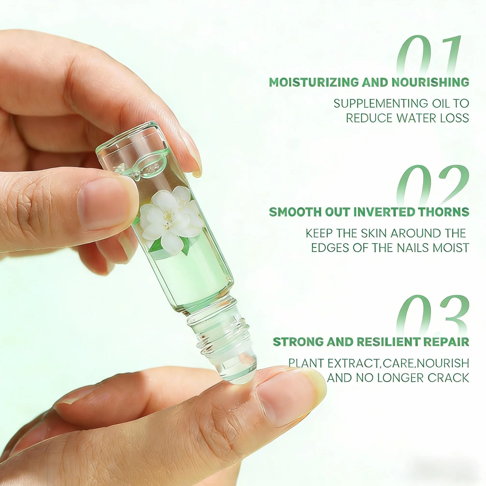 Nail Oil Per Unghie E Cuticole, 4pc Cuticole-per Olio-unghie Per La Cura E Il Rinforzo Delle Roll On Treatment Per-unghie Danneggiate Olio-per-cuticole Delle Mani E Dei Piedi