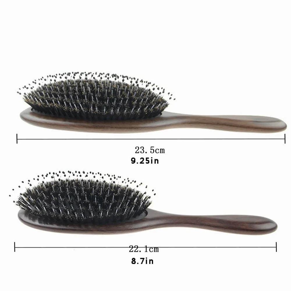 Pettine da Barbiere per Capelli Ricci Cuscino ad alto temperamento pettine pettine pettine pettine di pettine di parrucchiere for il cuoio capelluto massaggio raddrizzando il pettine di raddrizzatura