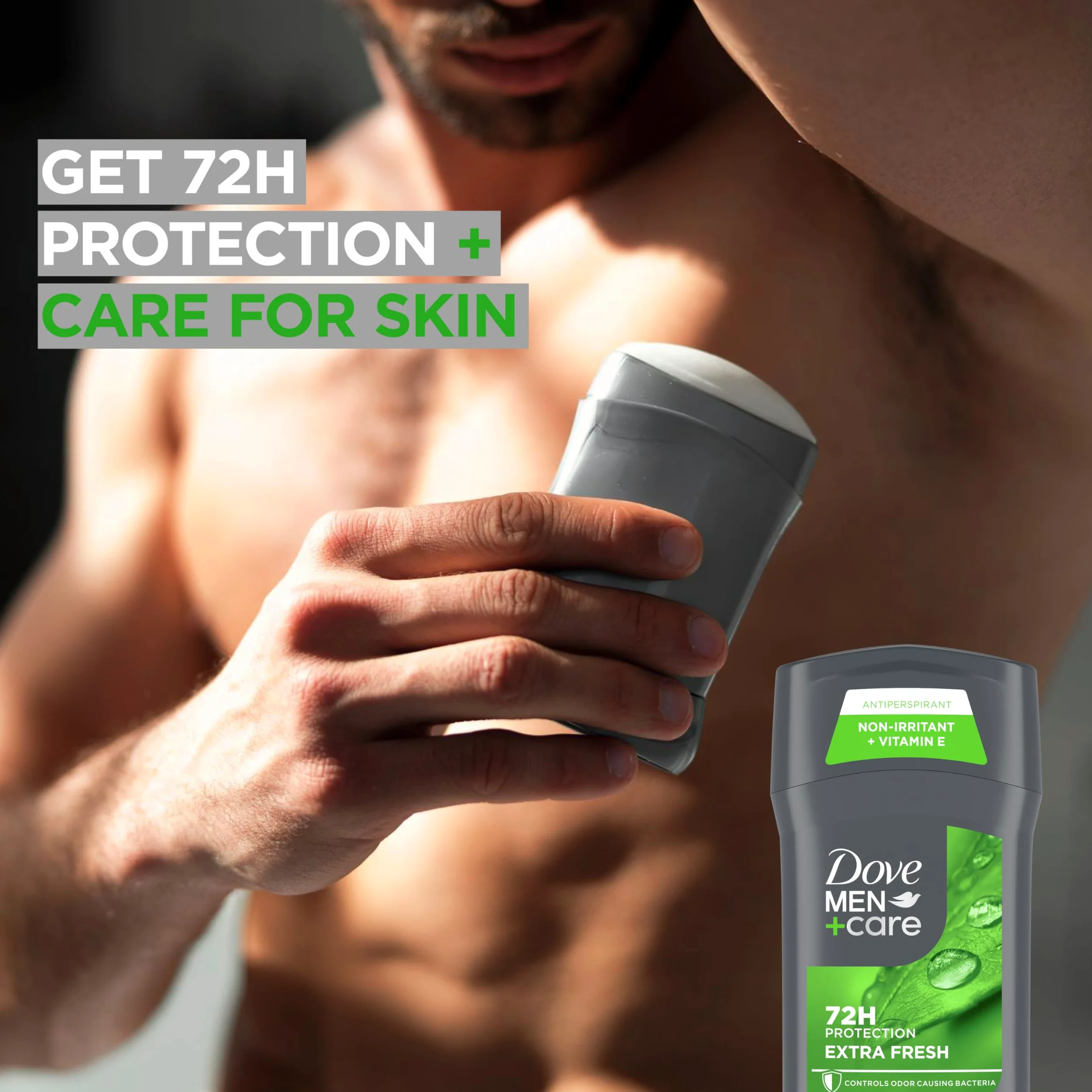 Dove Men + Care Antiperspirant Deodorant, Extra Fresh, 2.7 Ounce (Pack of 2) by Dove