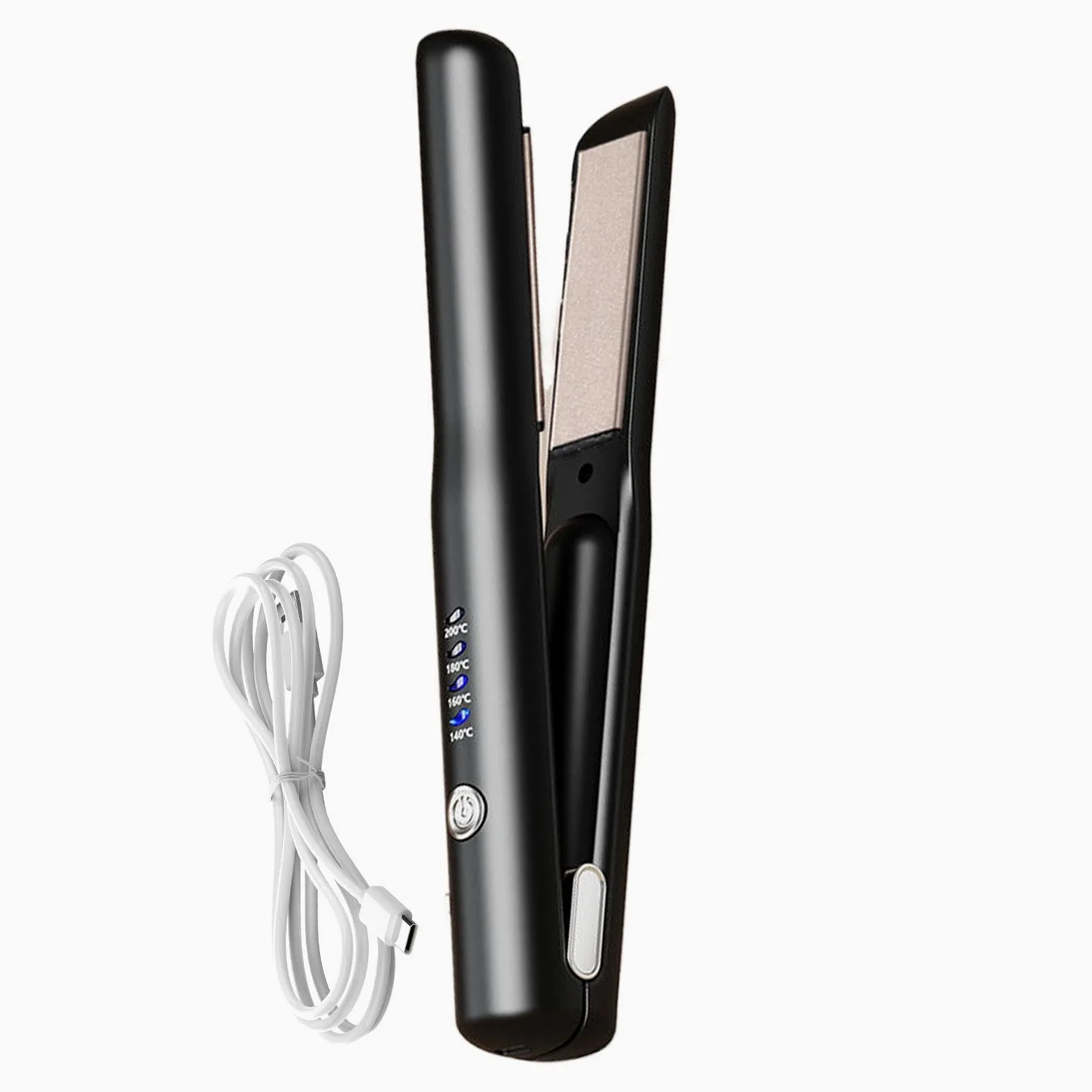 Piastra lisciante senza fili, piastra per capelli portatile senza fili | Ferri per bigodini Meno effetto , strumenti per lo styling, ricaricabile tramite USB per capelli