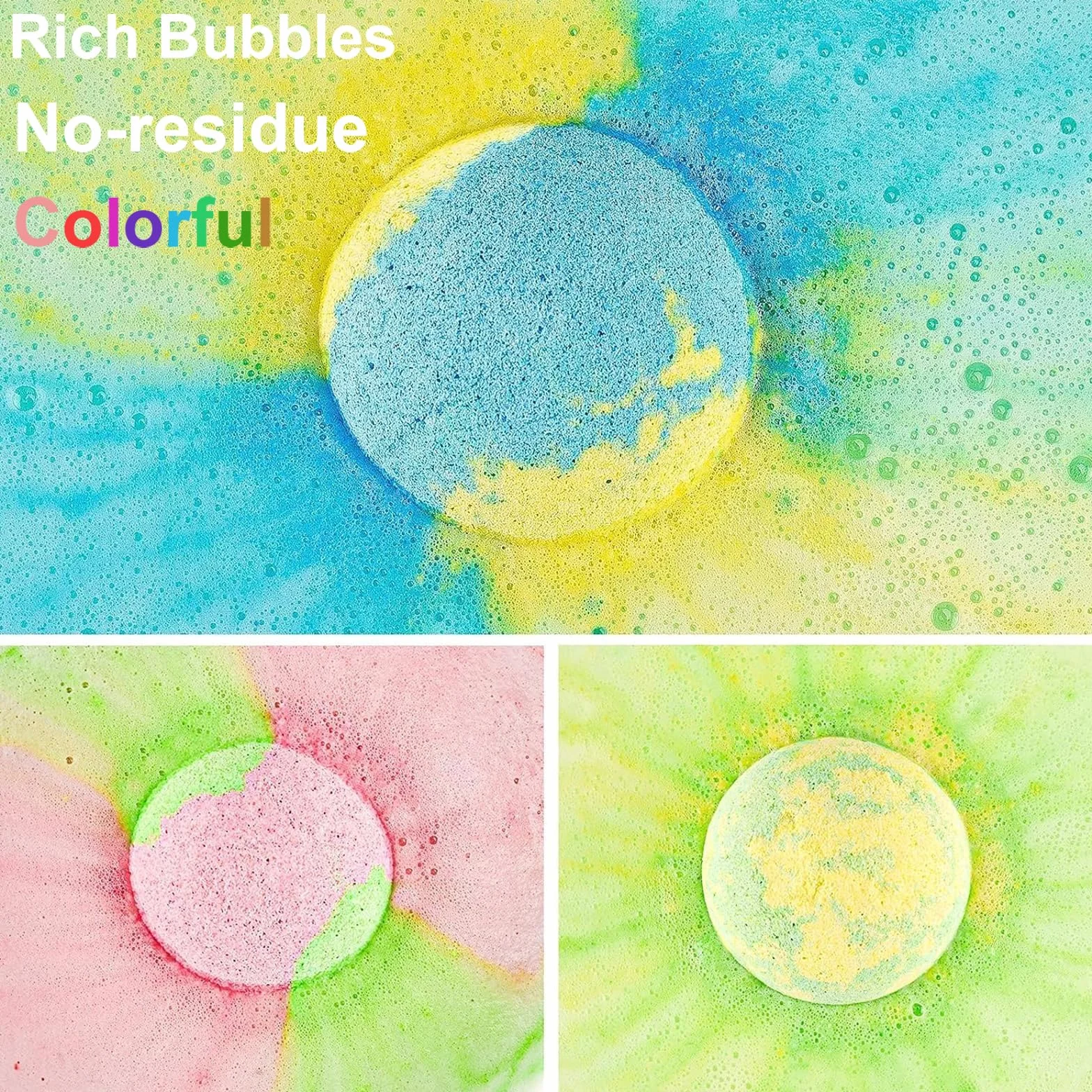 Bombe da Bagno, DUAIU Bombe da Bagno Profumate per Bambini, 14 x da Bagno Set Regalo con Olio Essenziale per Donna, la Festa Della Mamma, San Valentino