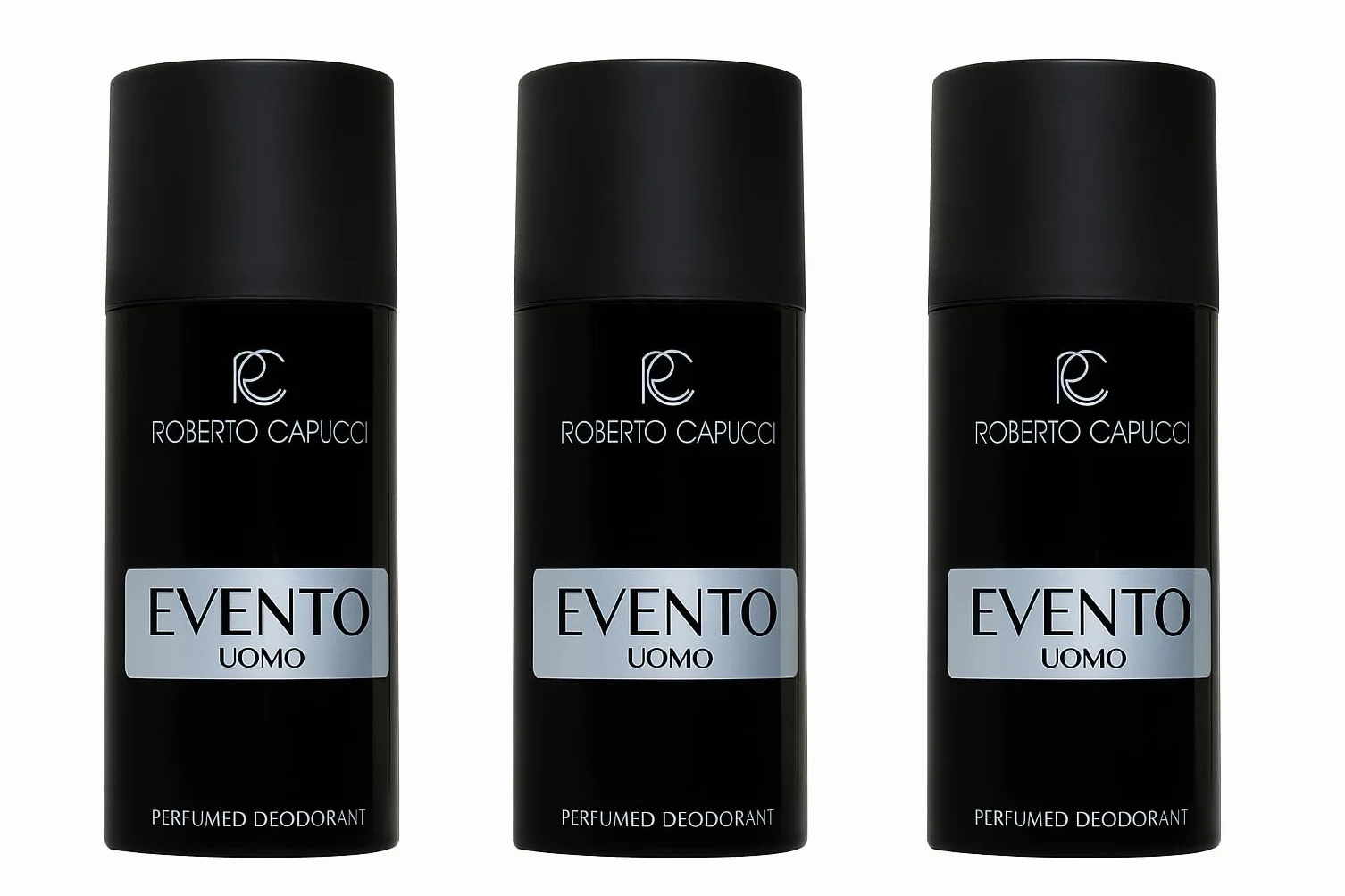 Set Da 3 pz Roberto Capucci Deodorante Spray Evento Uomo 150 ml.