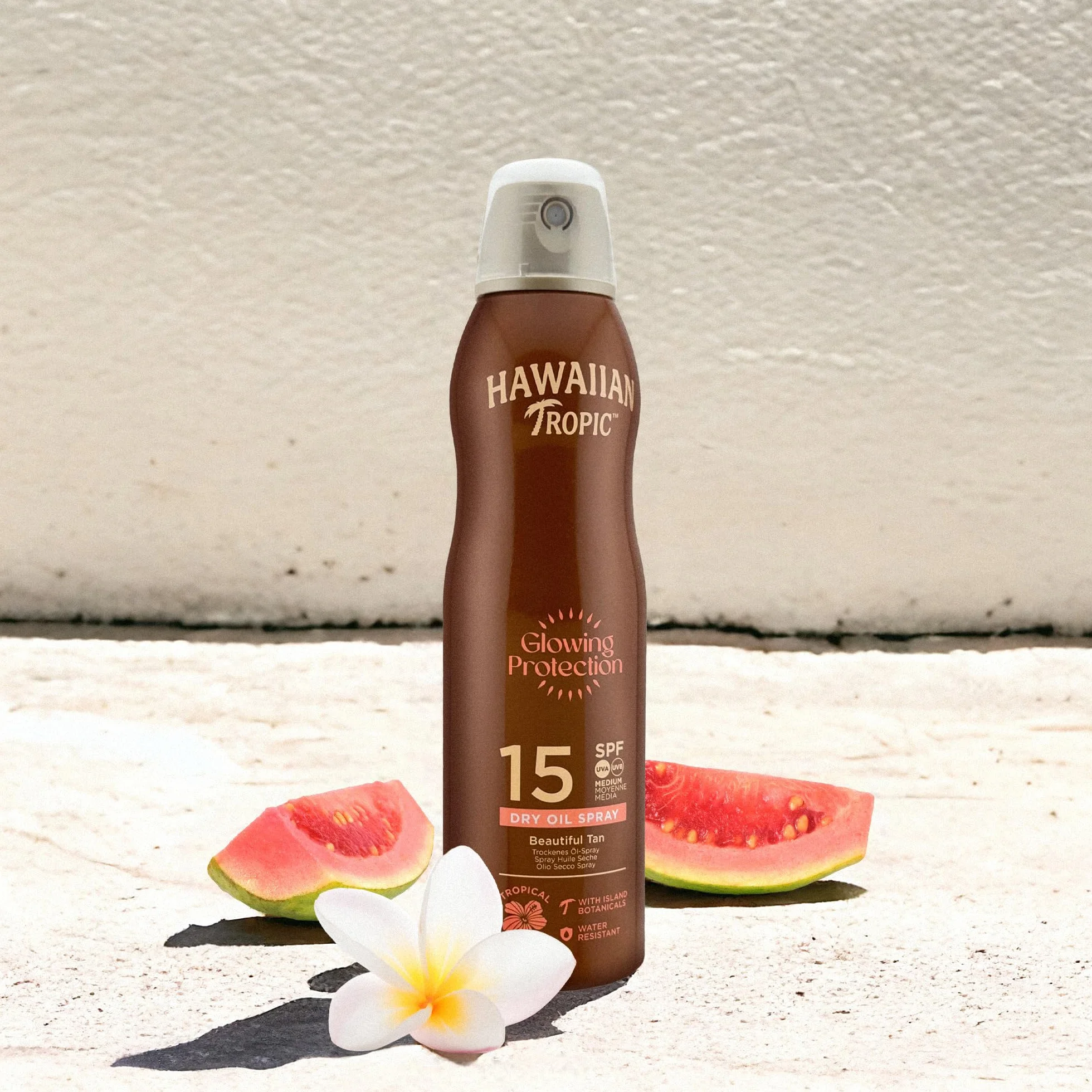 Hawaiian Tropic Olio Secco Spray Nebulizzante Protettivo SPF 15 UVA UVB 177 ml