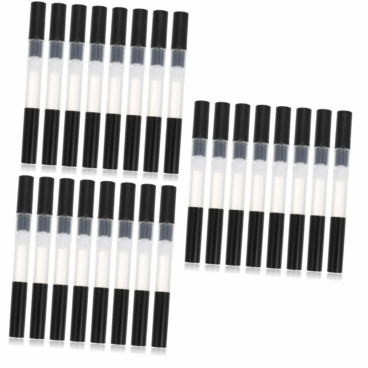 3 Set Di Penne Per Per Cuticole Set Di Per Unghie Strumento Per Unghie Vuoto in Plastica Pp Facile Da Usare 8 Pezzi * 3
