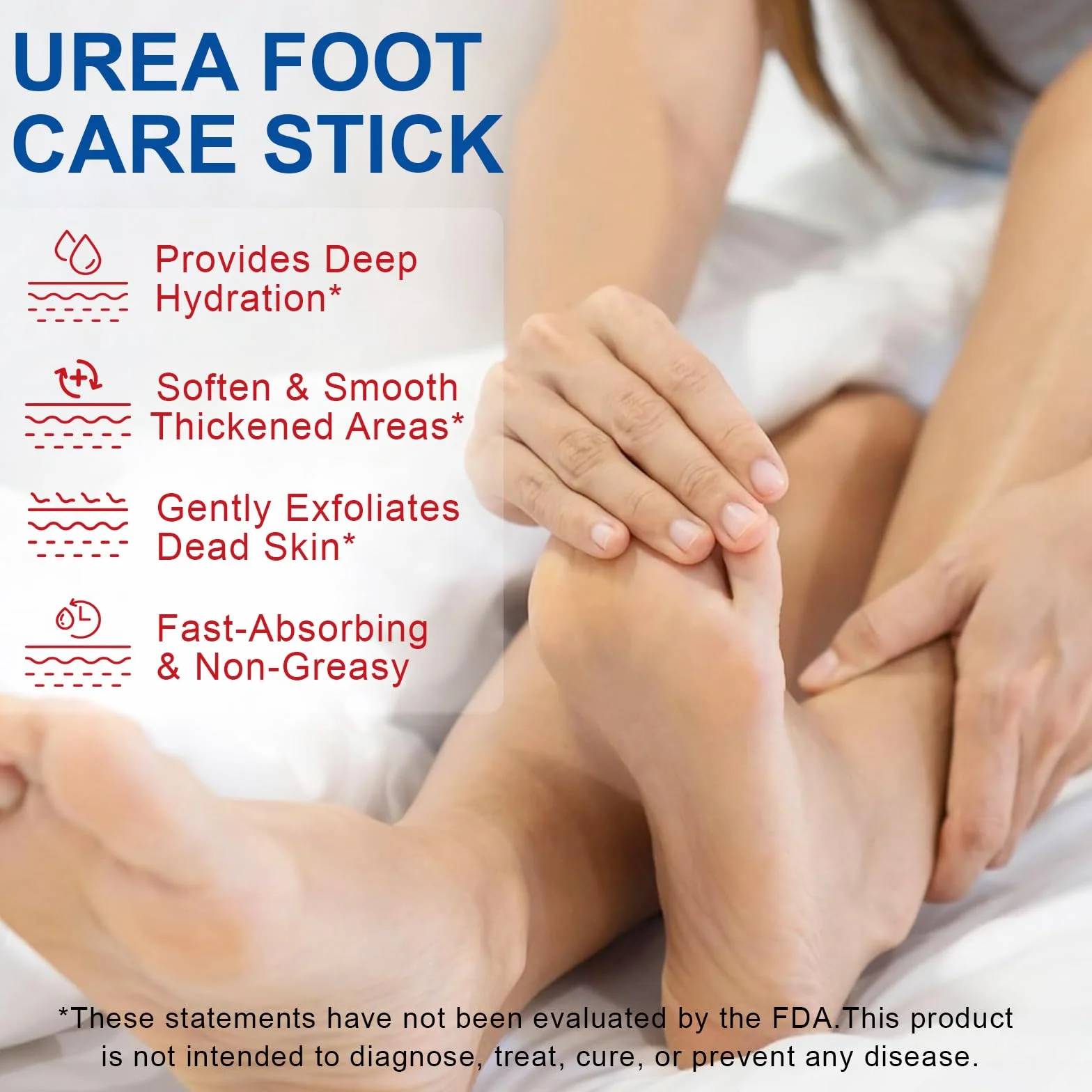 Crema all'urea al 60% per Piedi, Mani, Gomiti e Ginocchia - Riparazione Intensiva per Pelle Secca, Ruvida e Screpolata