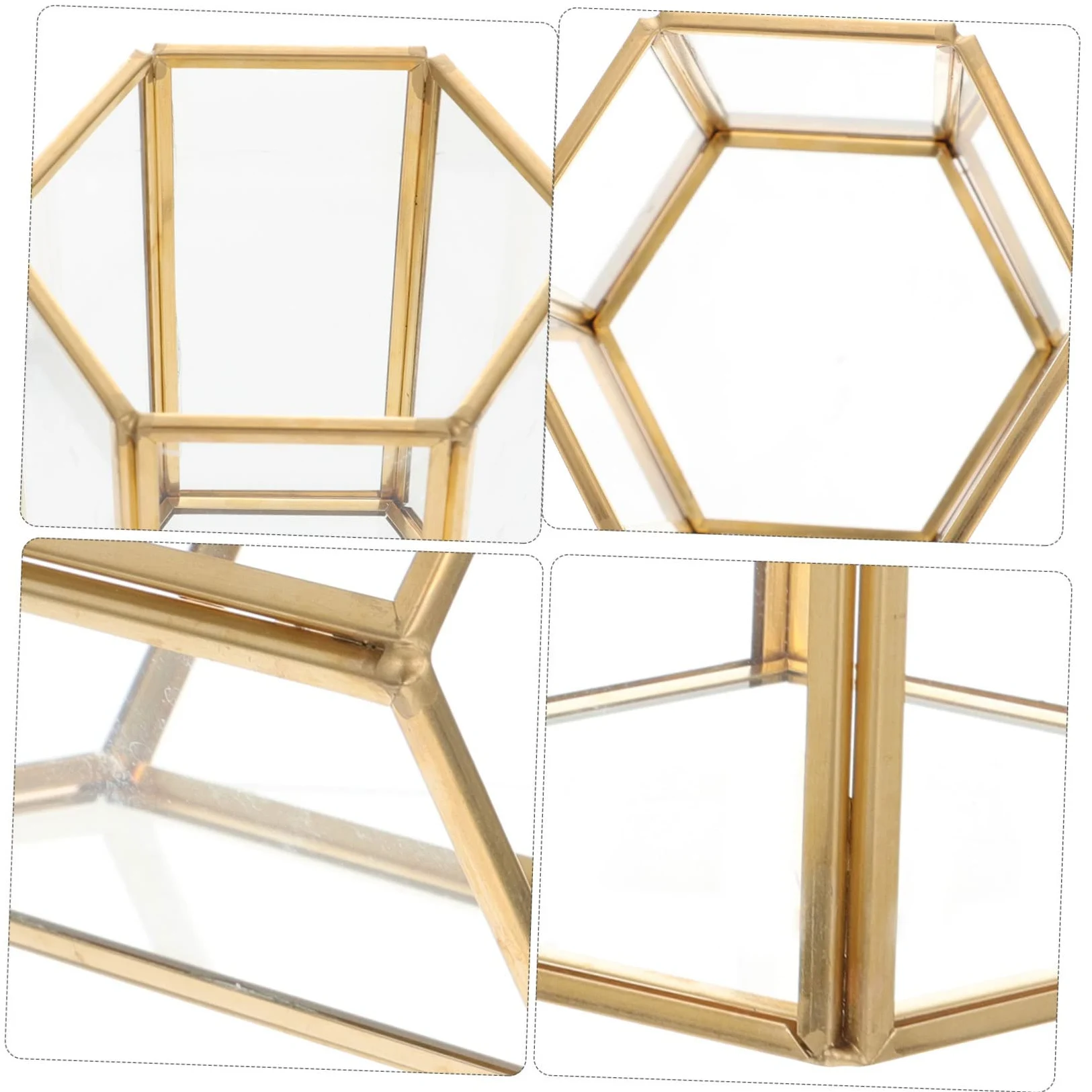 Ipetboom Organizer Trasparente Ampia Capacità Pennelli Trucco per Contenitore Cosmetici in Vetro Resistente, Porta Pennelli e Regalo da Scrivania per Uso Domestico per Donne