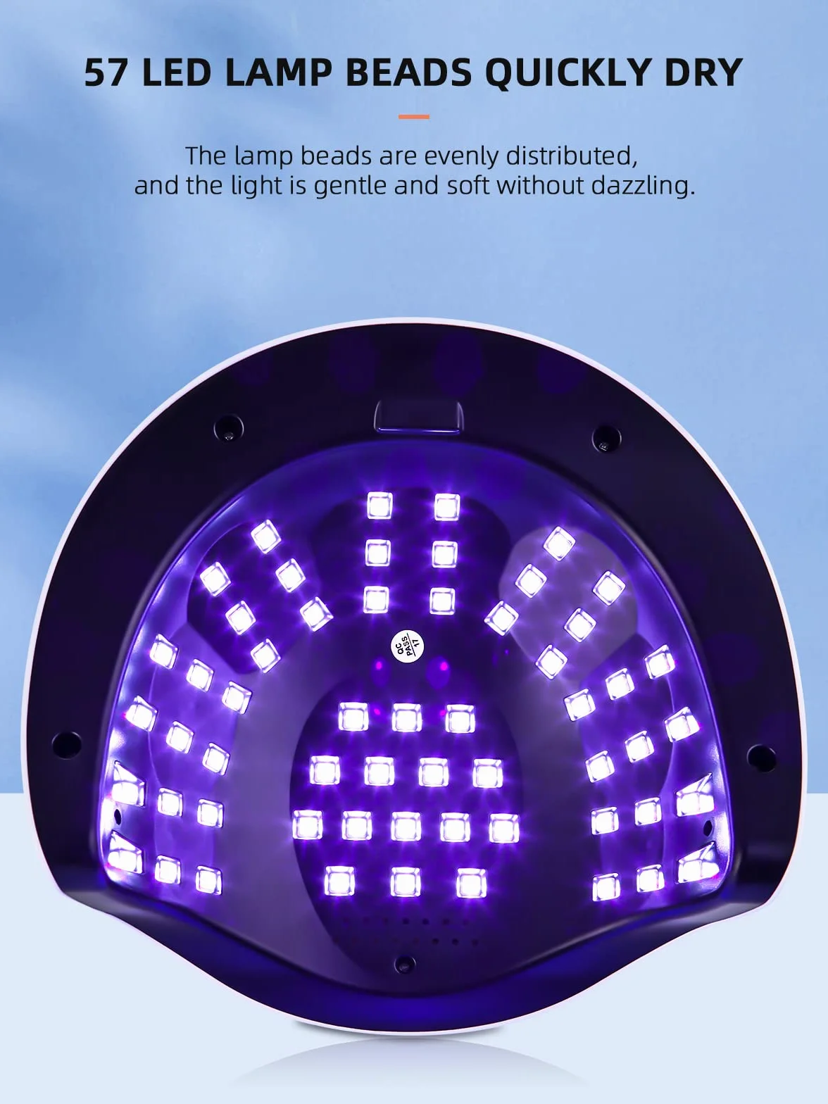 Lampada UV LED Unghie 220W Fornetto Gel Semipermanente 4 Timer Preimpostati Sensore Automatico Touchscreen