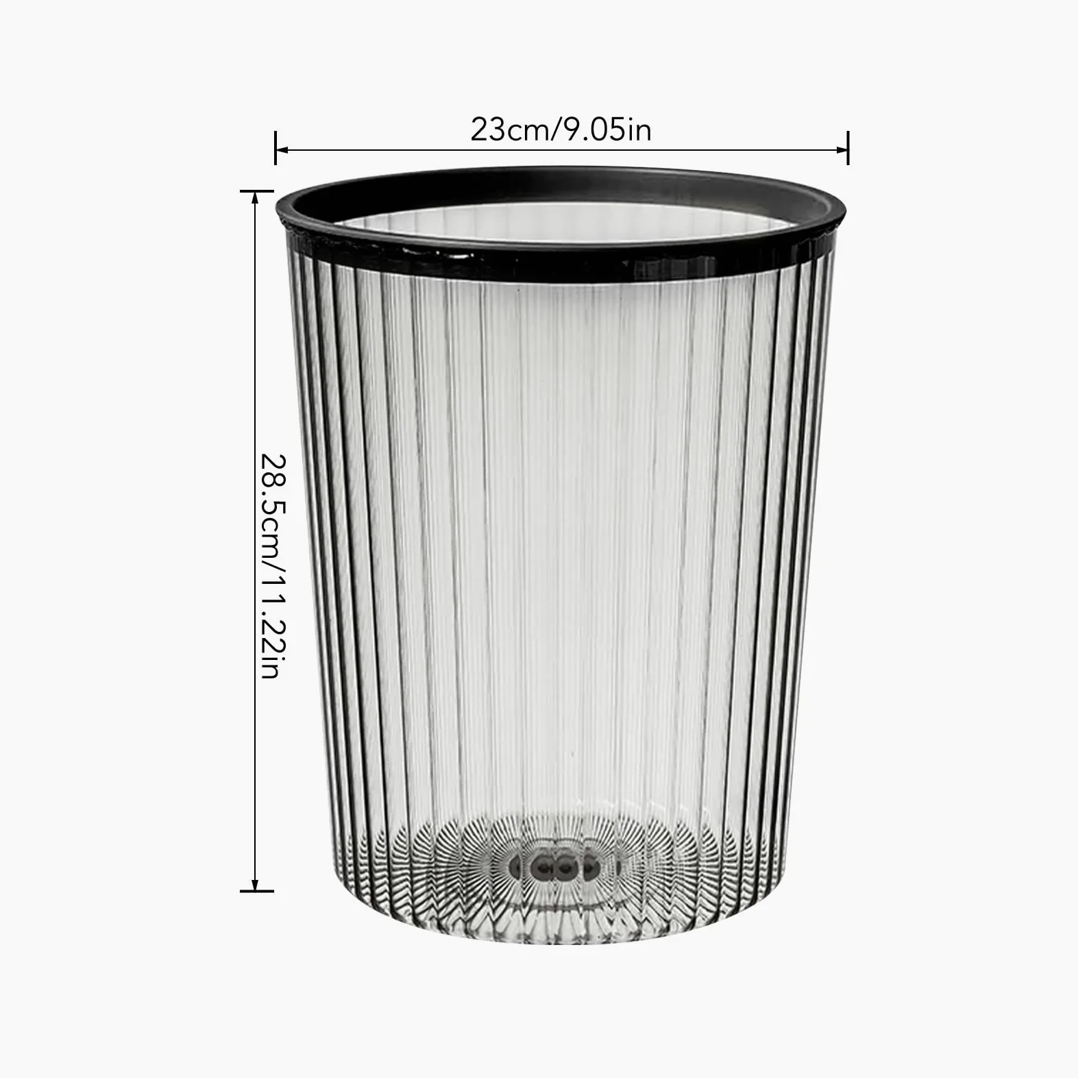 Porta pennelli da trucco in plastica di grande capacità, design a scorrimento laterale attrezzato e base girevole a 360 gradi, organizer multi rotante per pennelli da trucco, rossetto (grigio)
